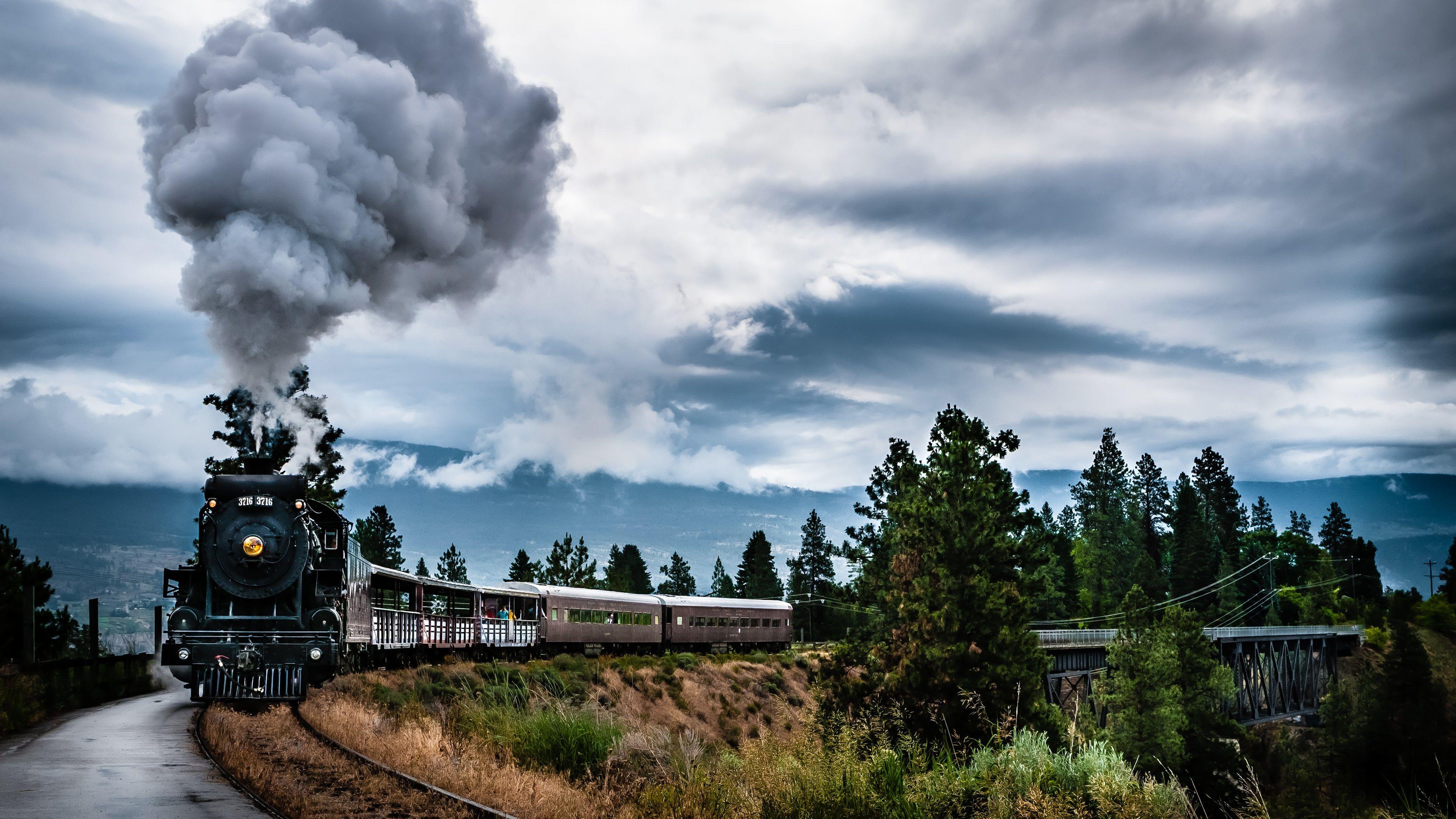 Hình nền và hình nền HD 3840x2160 Train