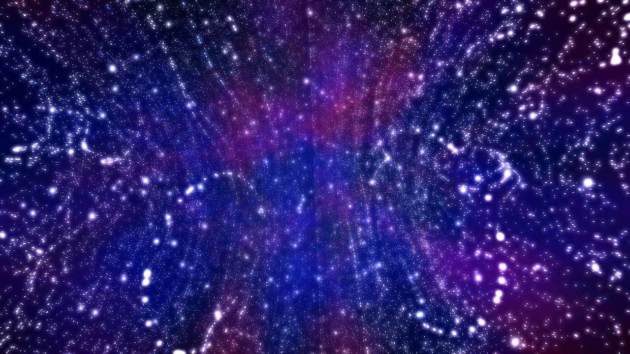 1280x720 Thiên hà xanh tím - Hình nền động 4K #AAVFX Nền thư giãn
