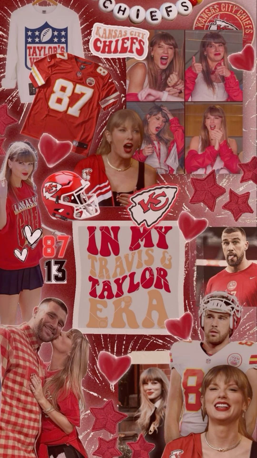 1080x1920 taylor swift and travis kelce aesthetic