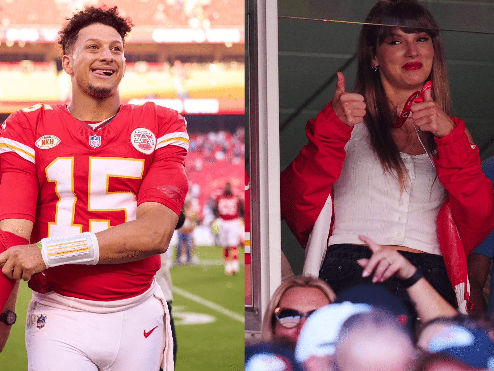 1600x1200 Patrick Mahomes Says Taylor Swift
