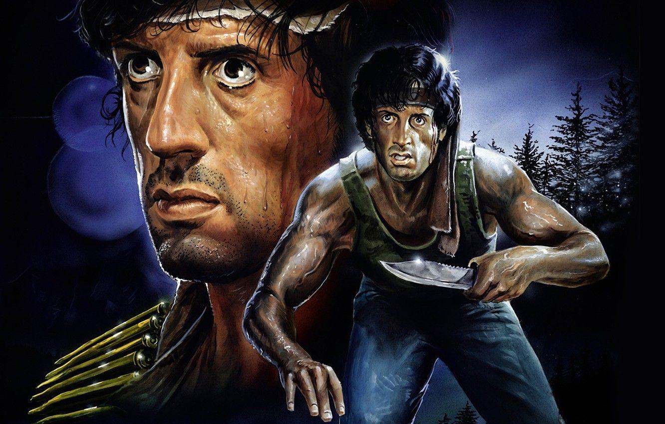 1332x850 Wallpaper figure, art, action, Sylvester Stallone, Sylvester