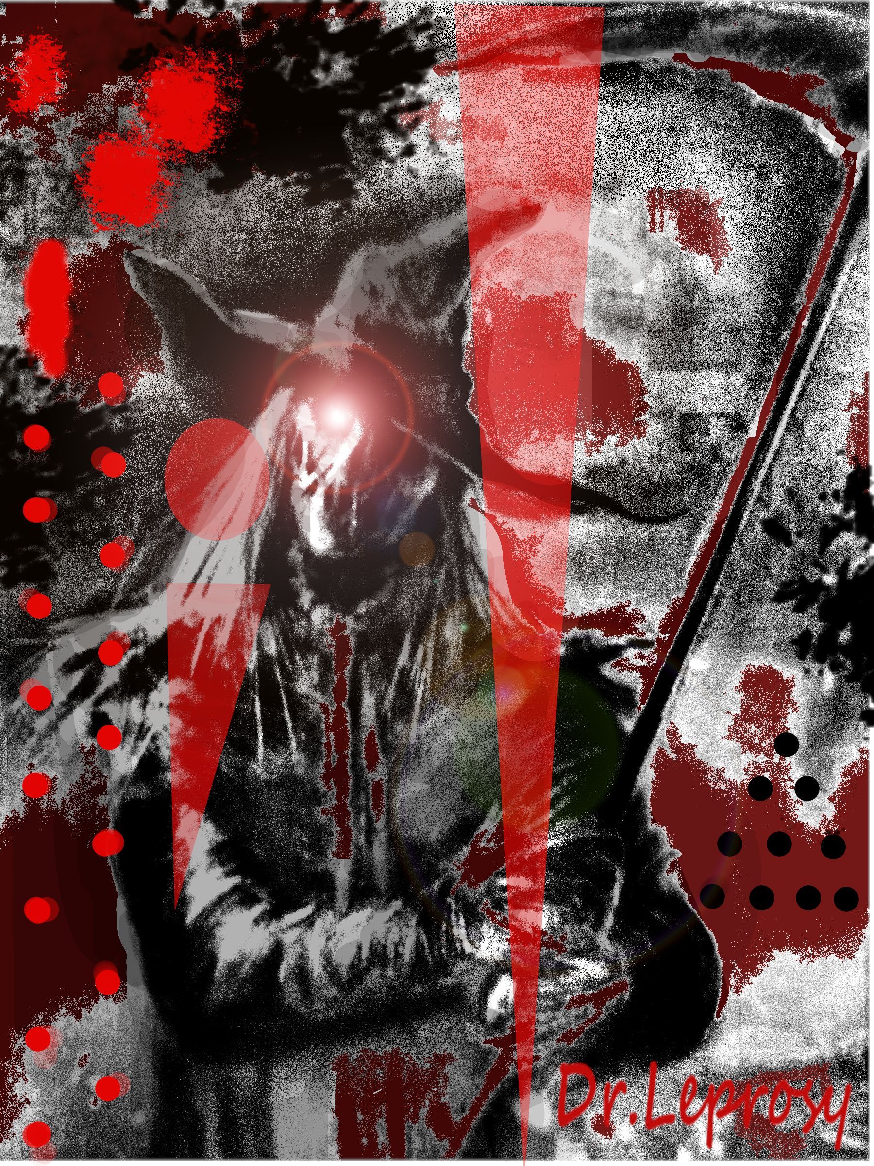 1800x2400 digital art. I call it RazorBlade Disco