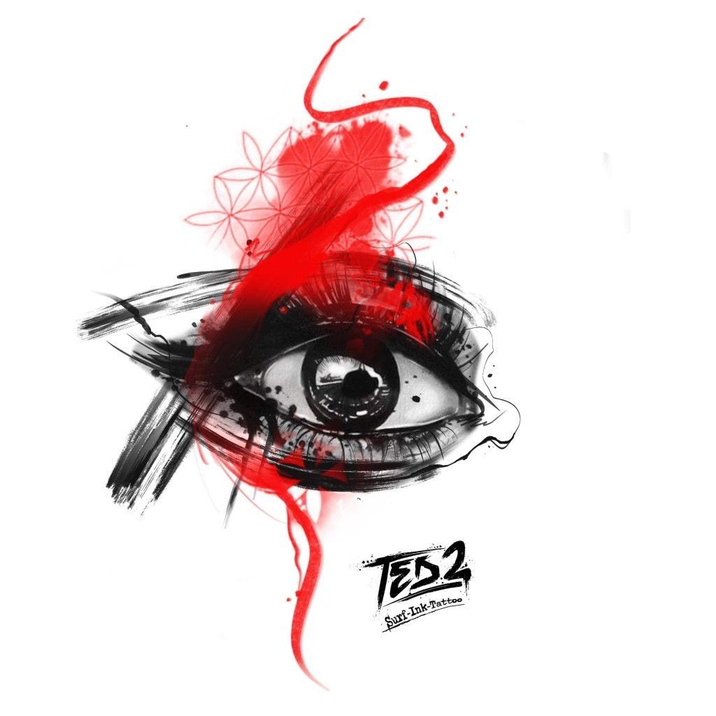 1024x1024 Trash polka tattoo designs