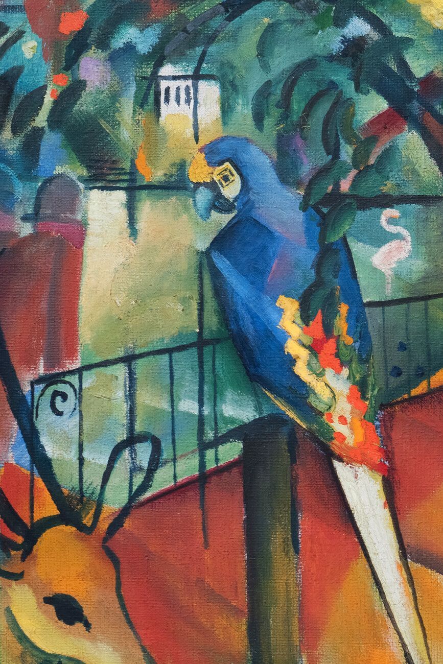 867x1300 August Macke Wall Mural