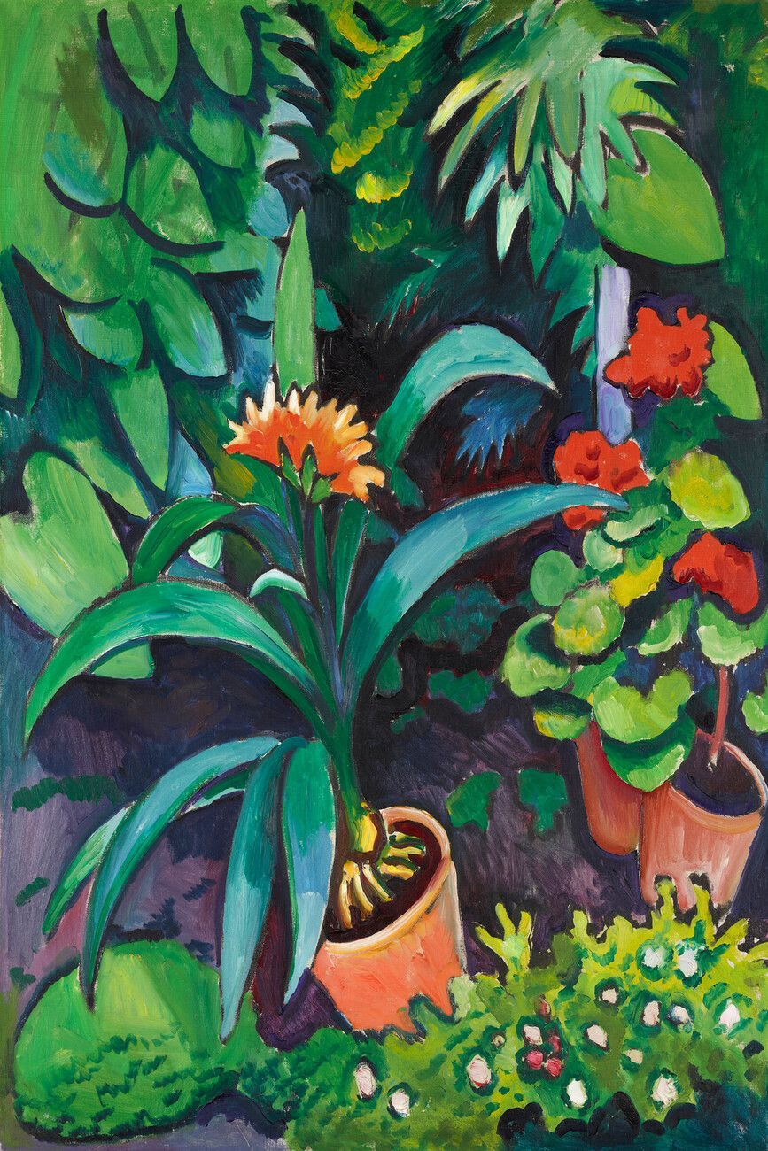 867x1300 August Macke Wall Mural