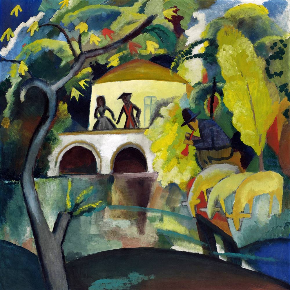 1000x1000 Rococo Macke as art print or