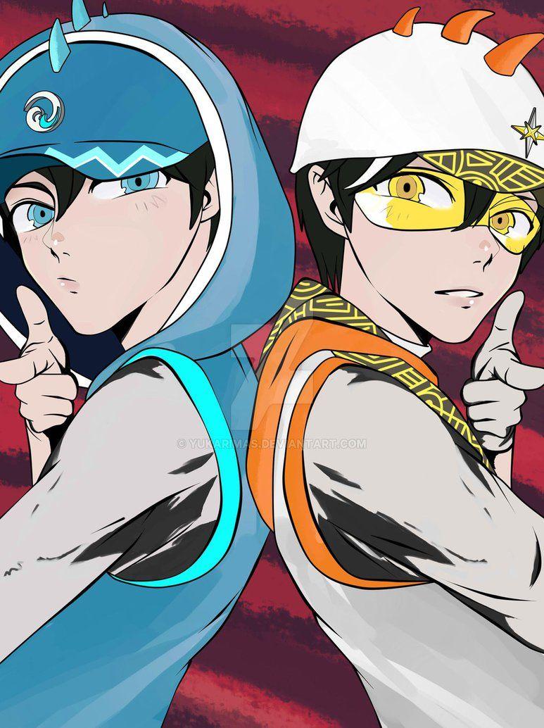 773x1034 BoBoiBoy Fire Ice Solar Wallpaper