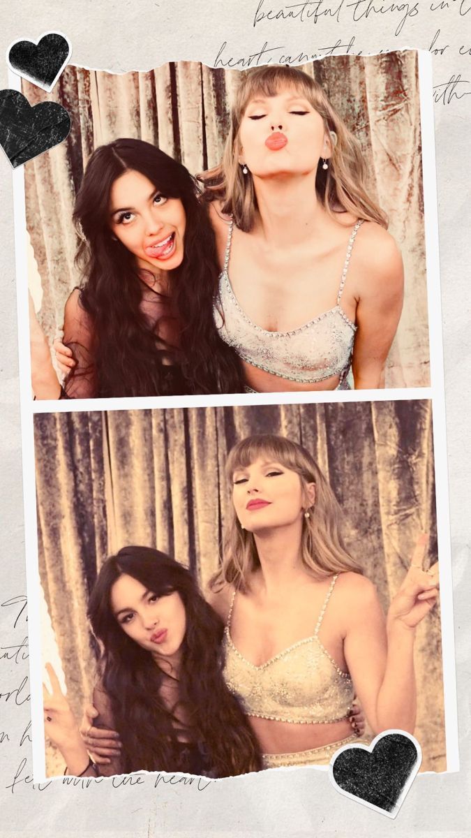 675x1200 Olivia Rodrigo and Taylor Swift BRIT
