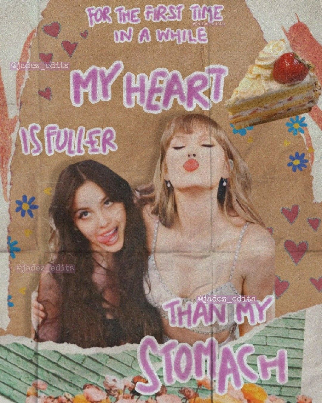 1080x1350 jade's collage: olivia & tay. Taylor