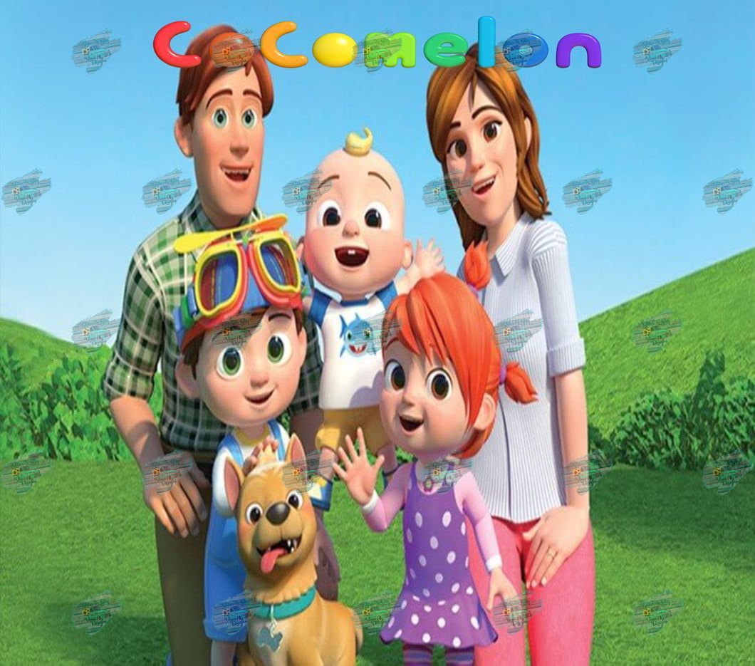 1060x935 Cocomelon Tumbler Sublimation Transfer