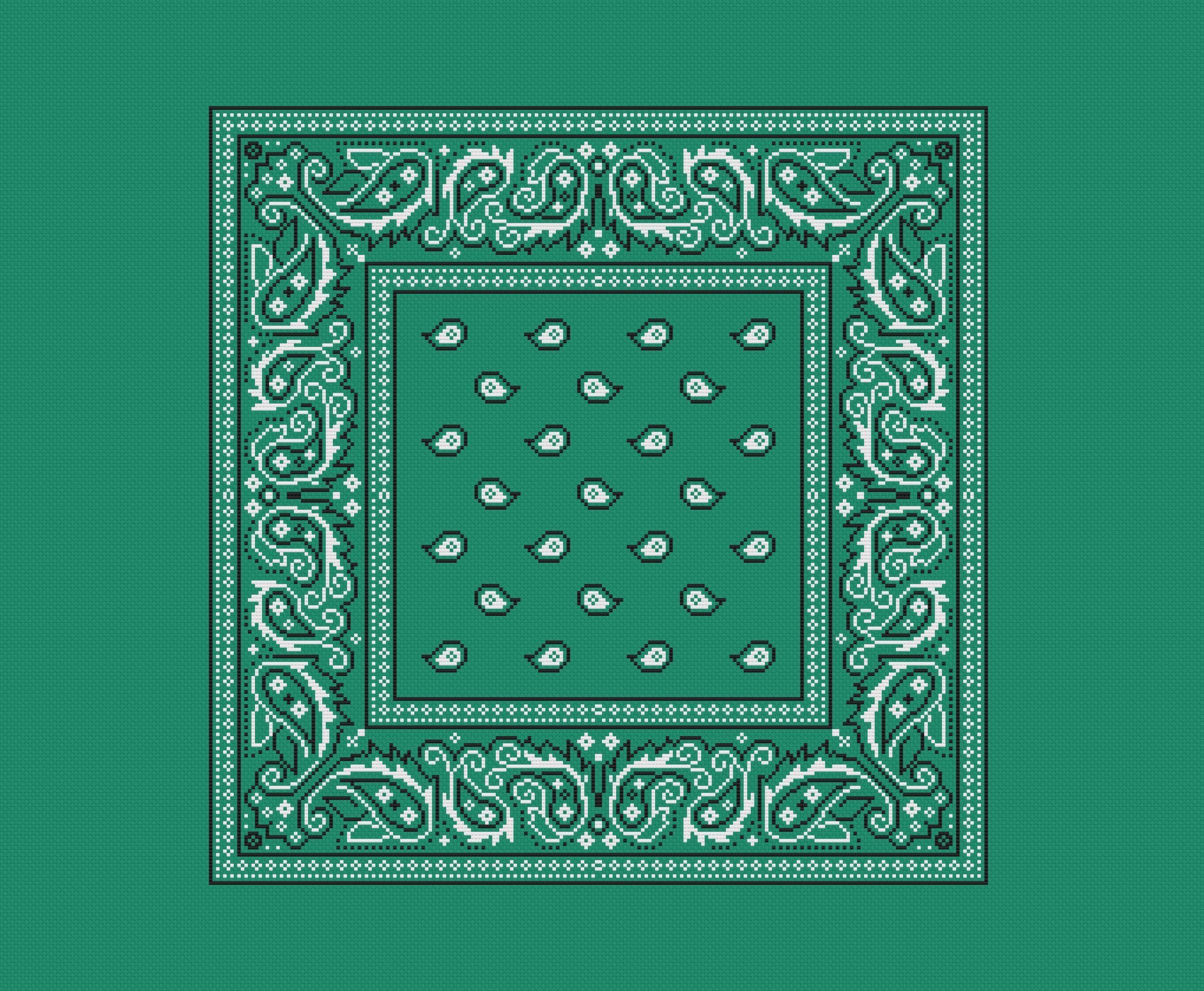 2560x2108 Cross Stitch Pattern, Stitch your own