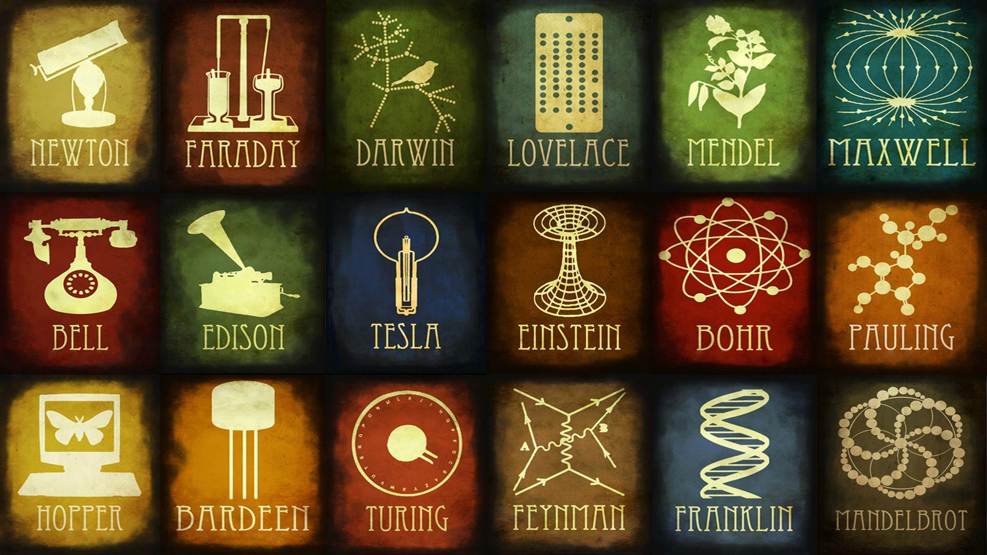 1920x1080 Famous Scientists HD Wallpaperx1080