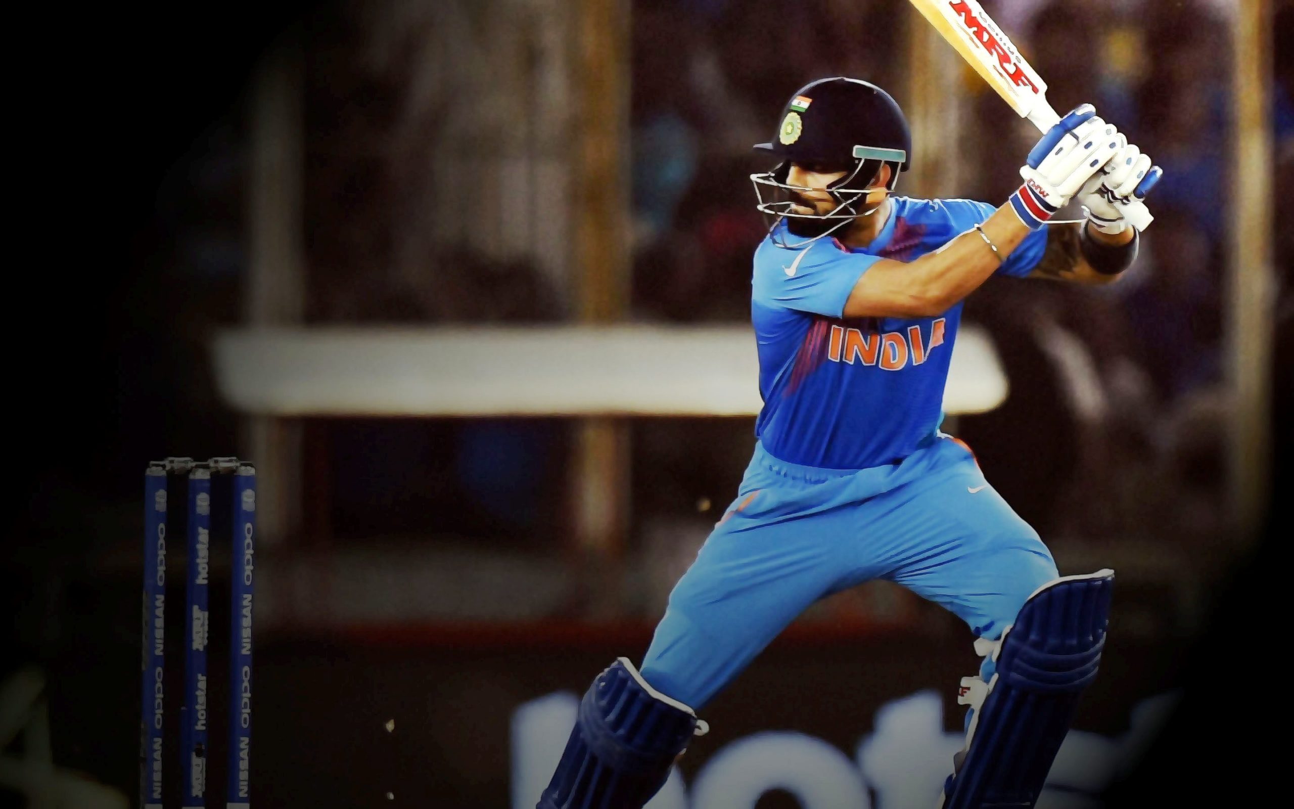 2560x1600 Virat Kohli Leads Wallpaper, Men's Blue