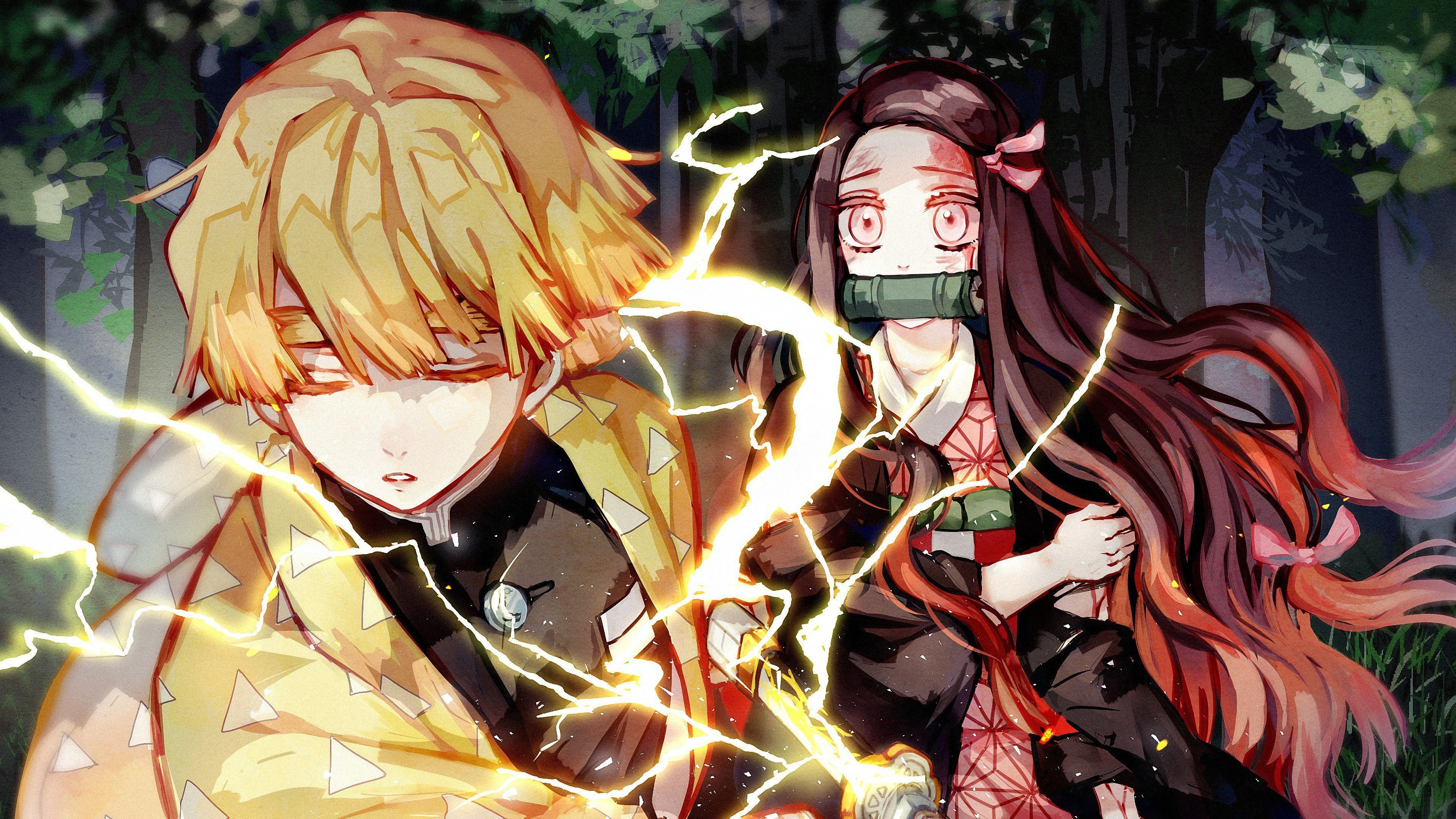 3840x2160 Anime Zenitsu Manga Series HD Wallpaper