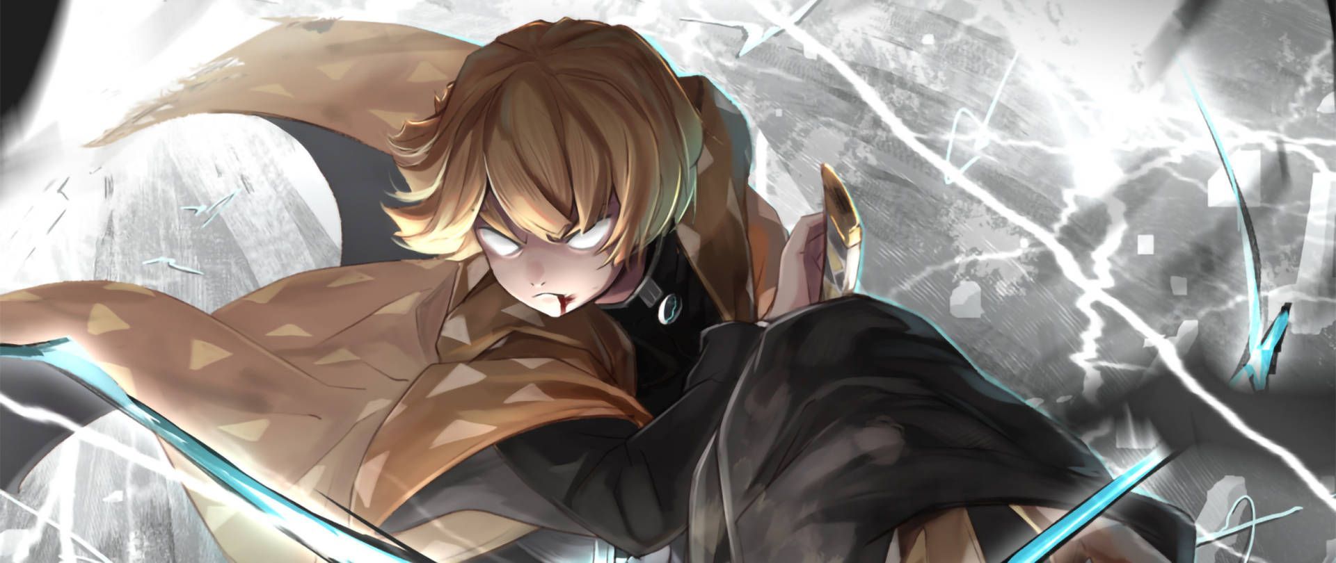 1920x810 Download Zenitsu Wallpaper for FREE