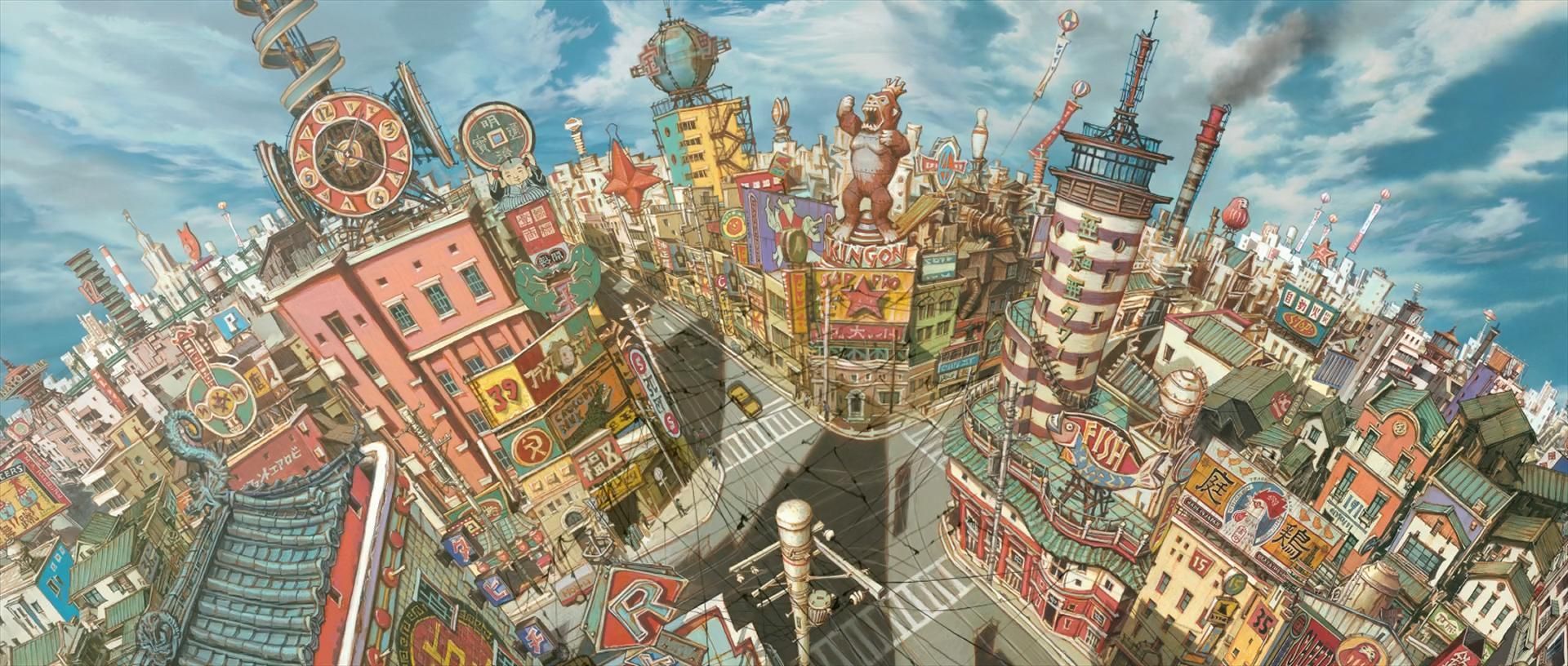 1920x816 The Art of Tekkon Kinkreet. Anime