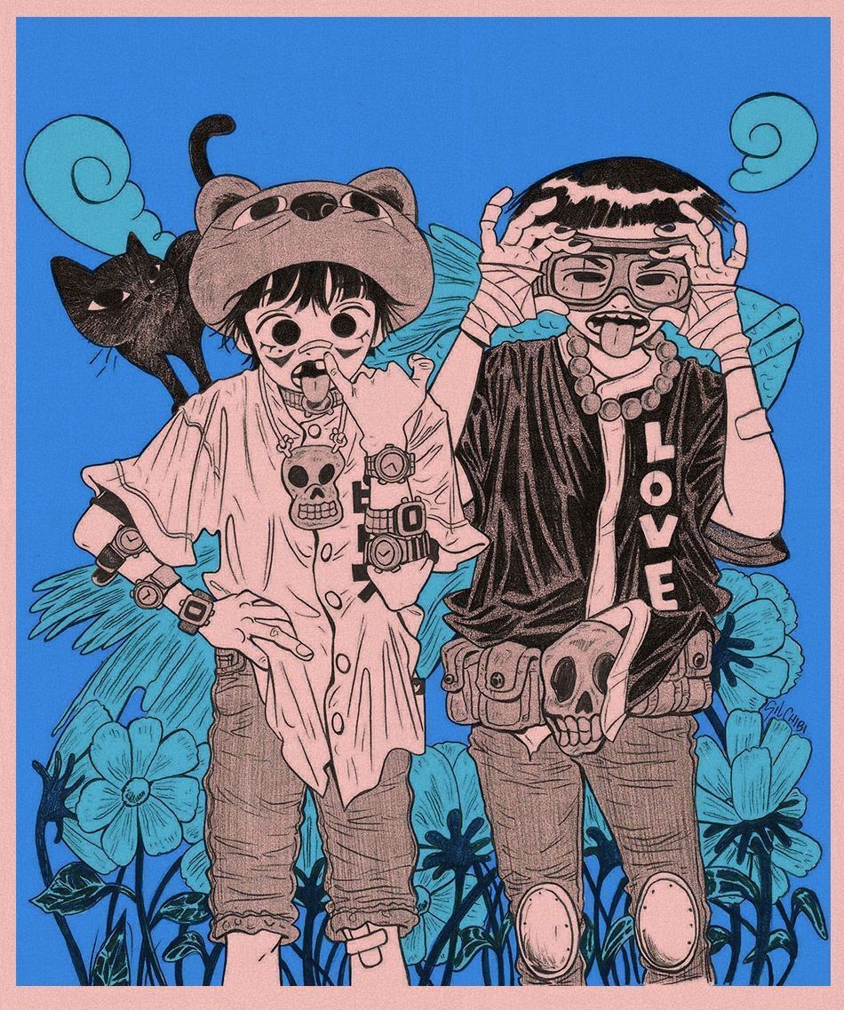 950x1137 Shiro y Kuro/ Tekkon Kinkreet