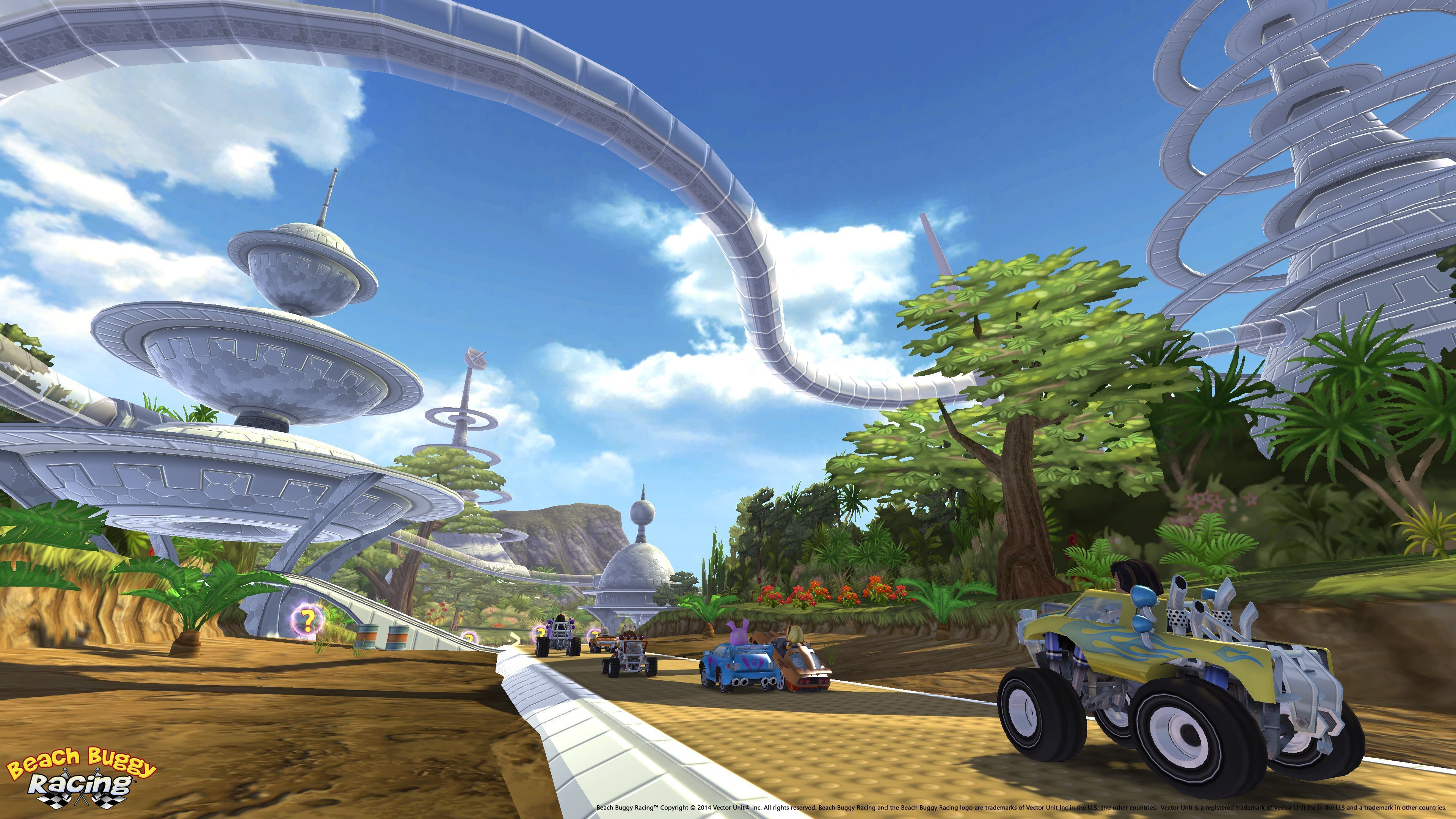 3840x2160 Beach Buggy Racing wallpaper. Beach
