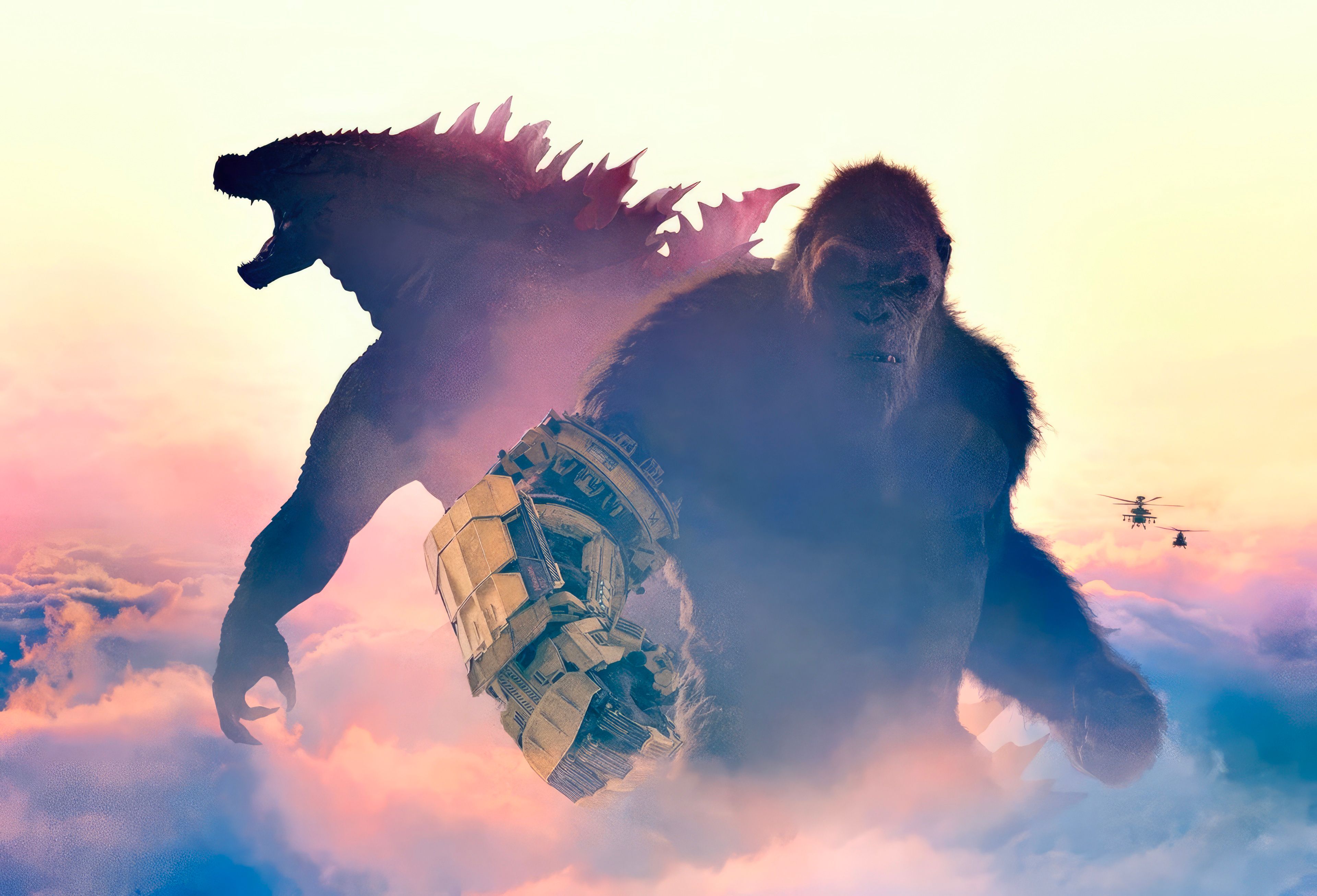 3840x2614 Godzilla X Kong The New Empire Official Poster Wallpaper, HD Movies Wallpaper, 4k Wallpaper, Image, Background, Photos and Picture