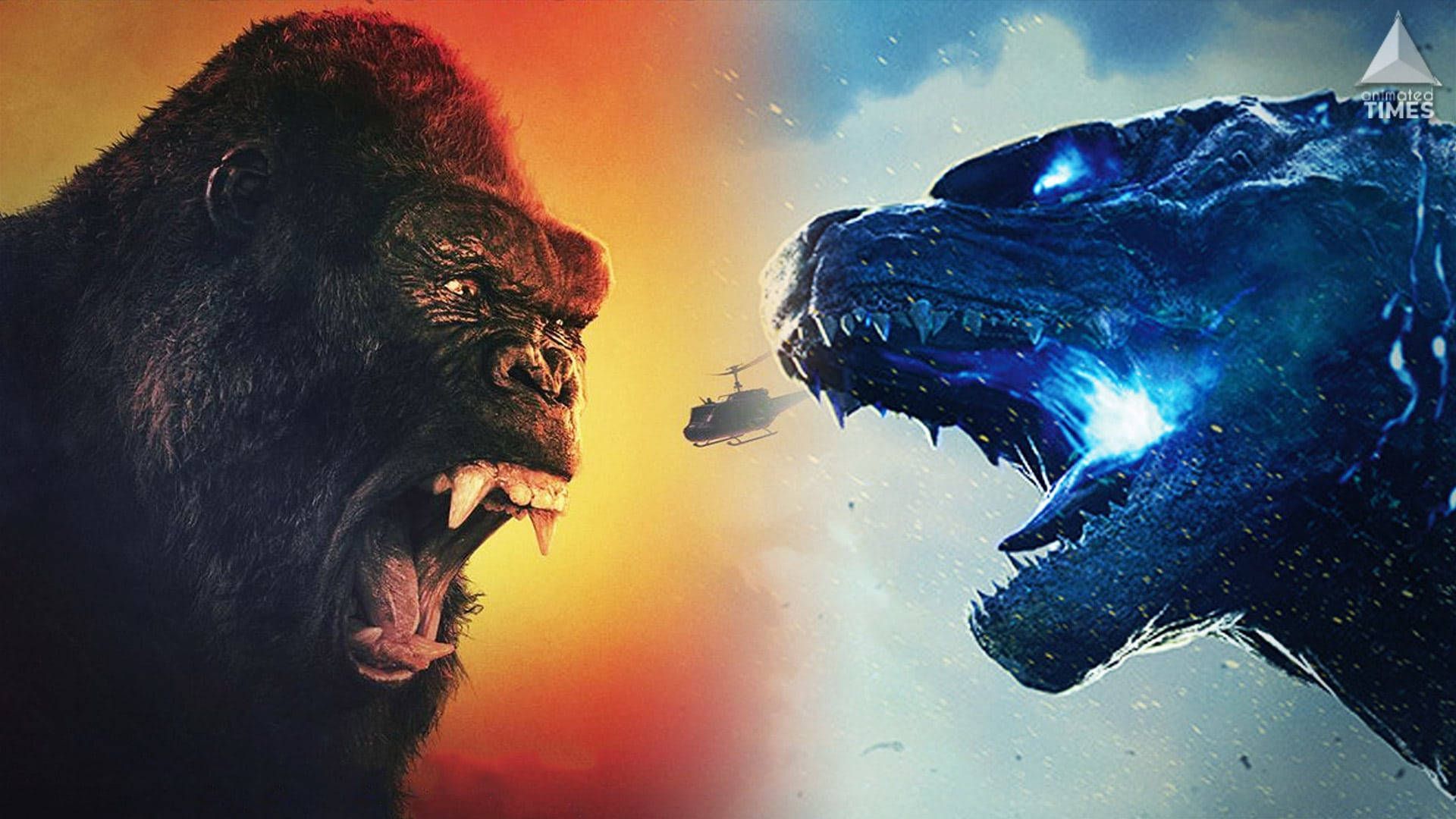 1920x1080 epic battle between Godzilla