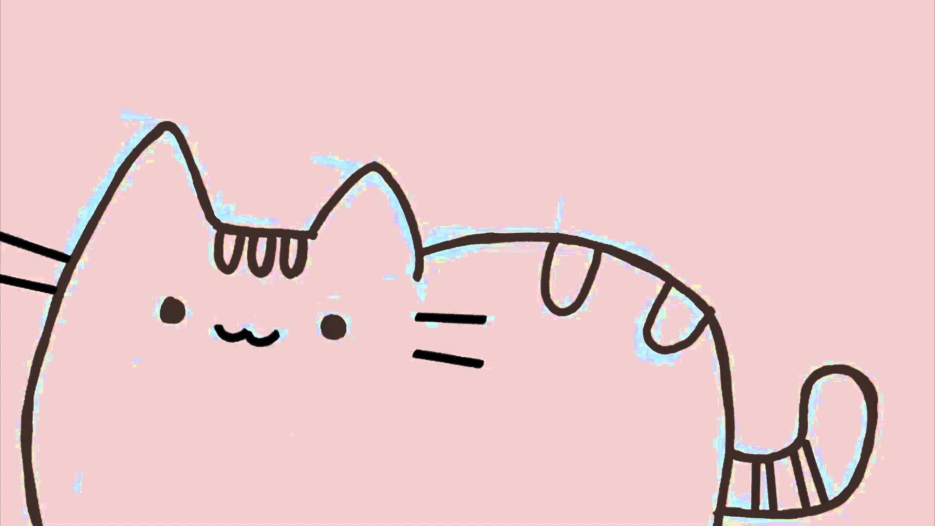 1920x1080 Pusheen Desktop Wallpaper