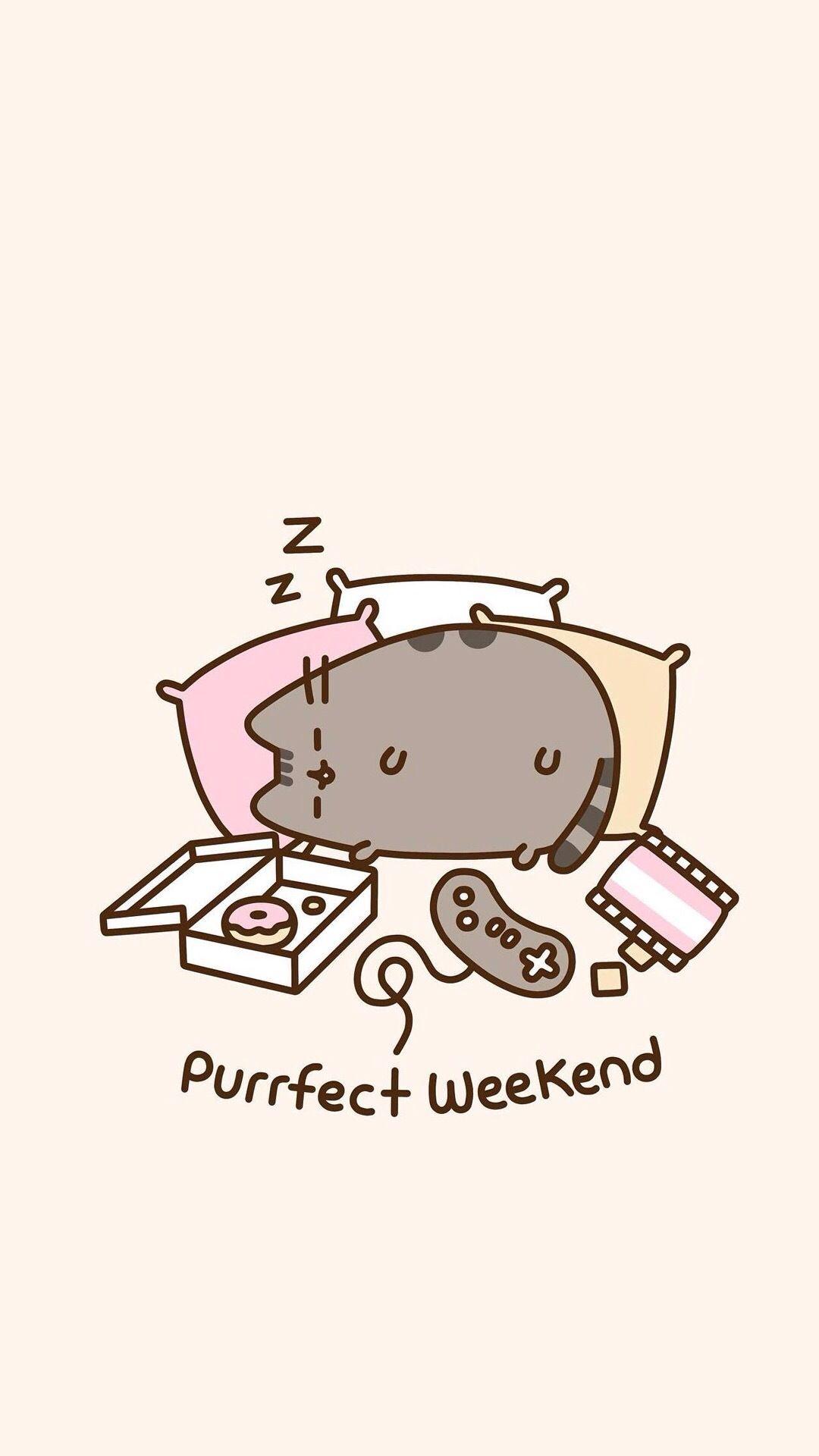 1080x1920 Pusheen (weekend)
