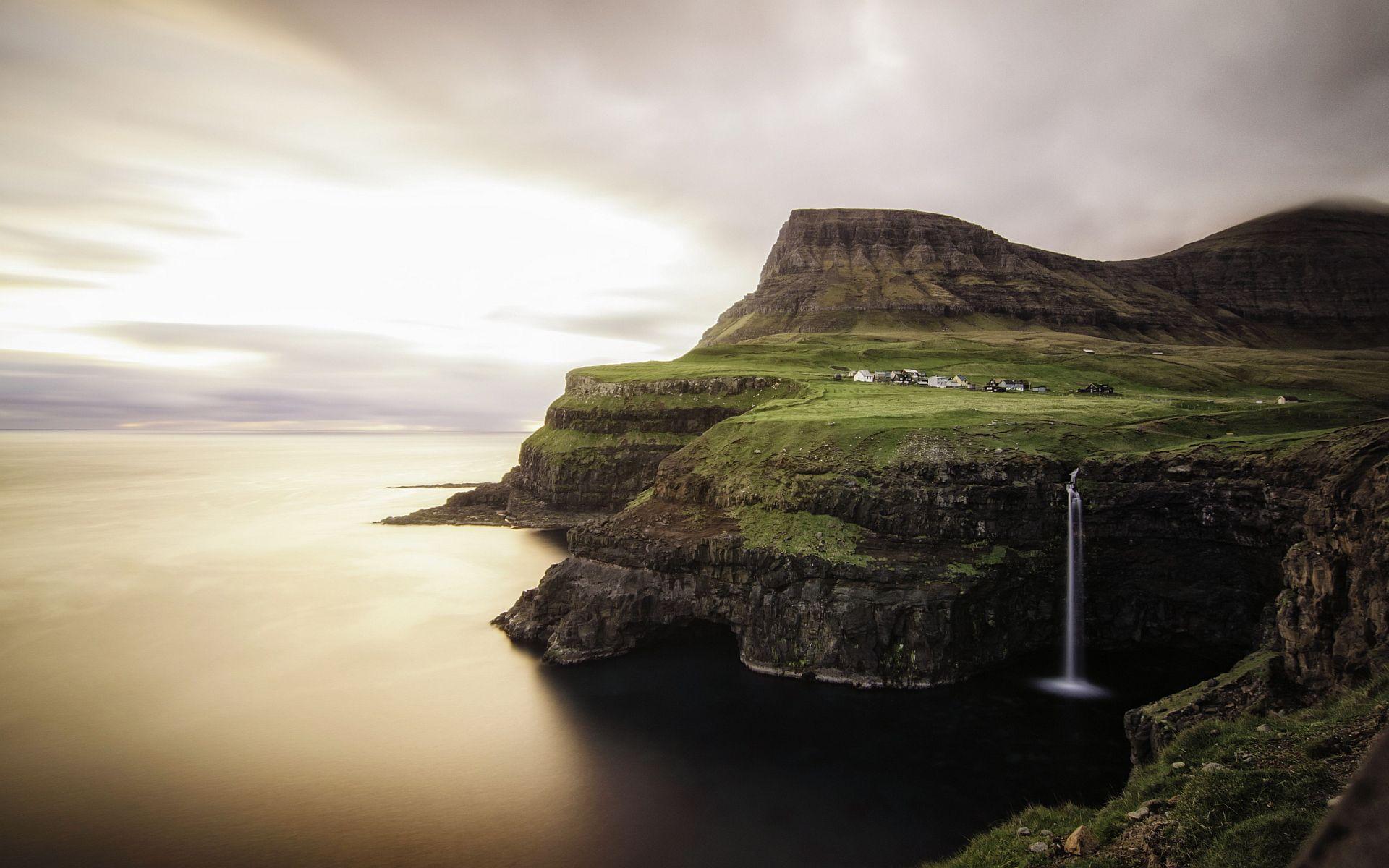 1920x1200 faroe islands. Gasadalur faroe island Wallpaper Picture