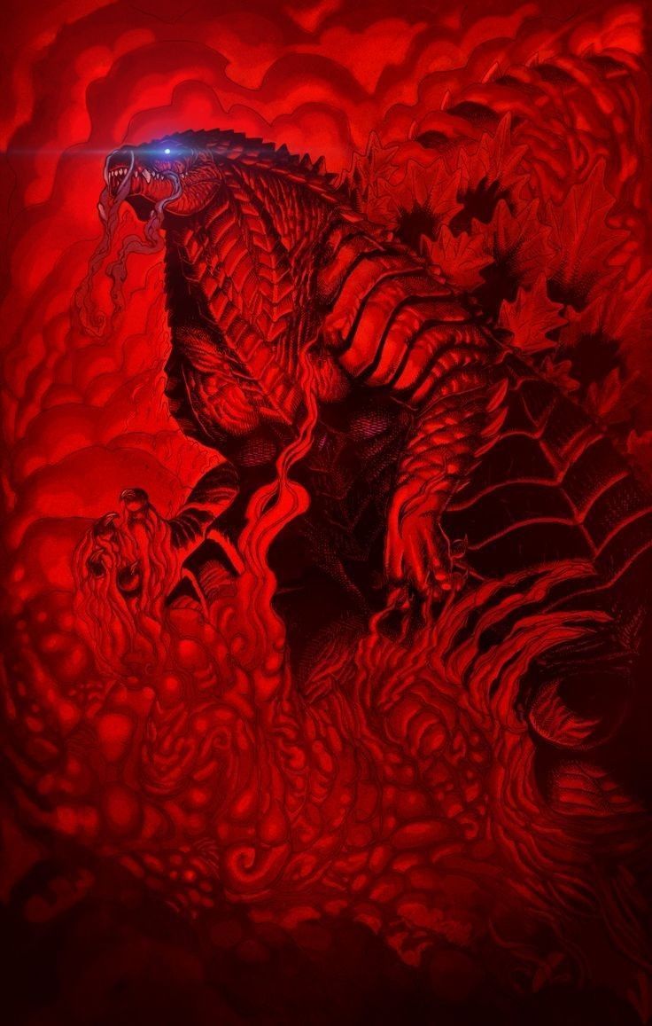 736x1157 Godzilla ULTIMA Wallpaper