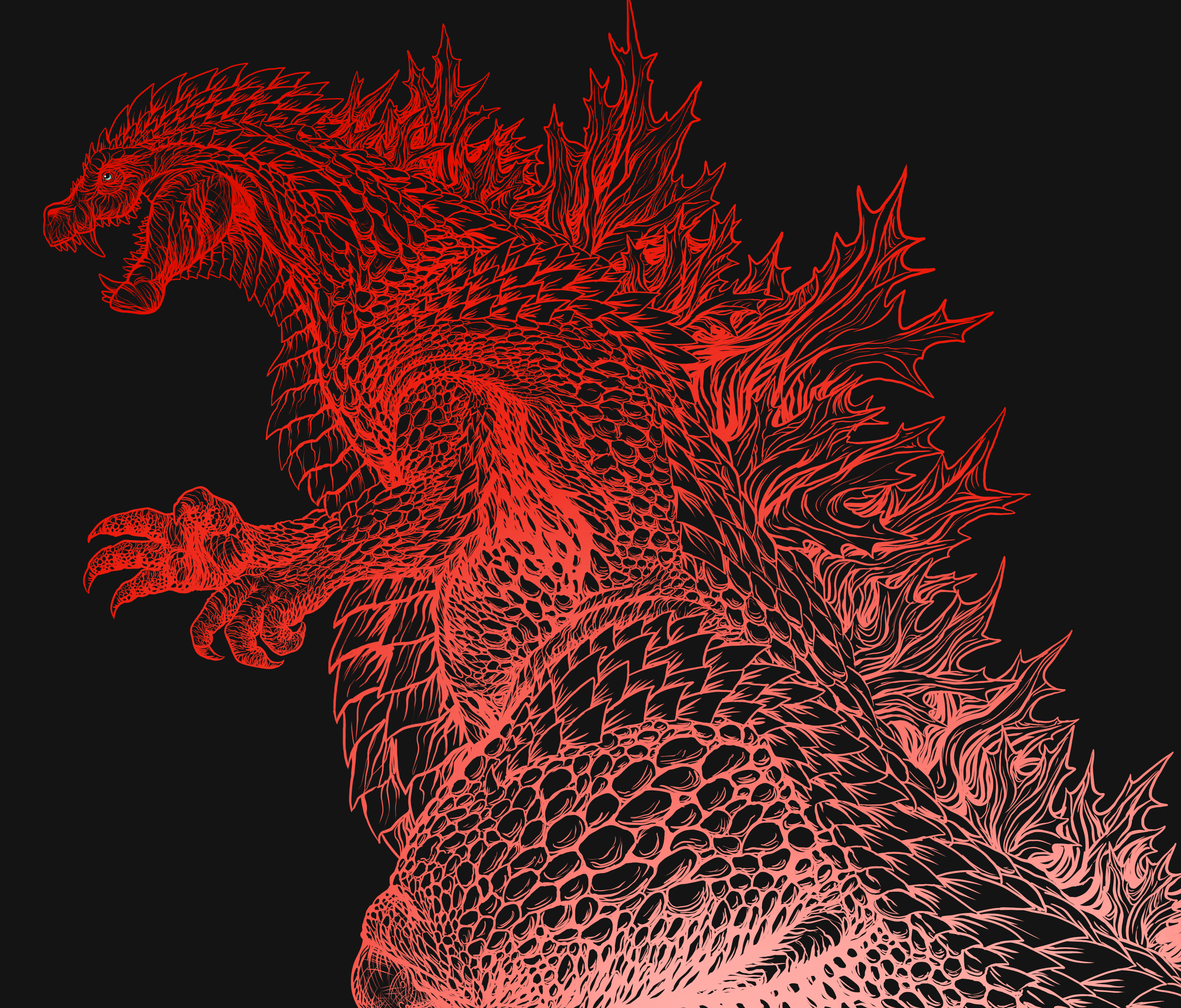 3998x3411 Godzilla Singular Point