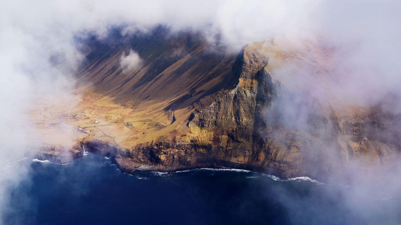 1280x720 Wallpaper Clouds, Faroe Islands, 4K, Nature