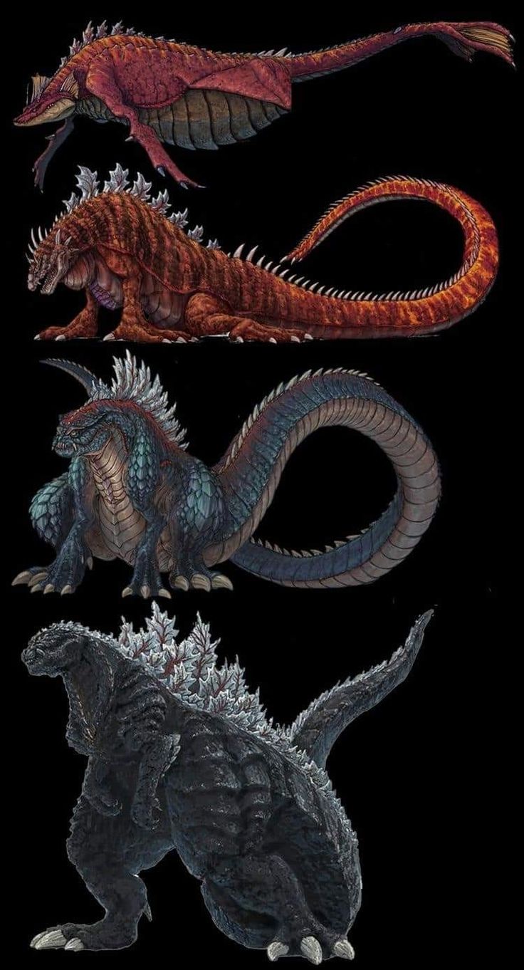 736x1362 All godzilla monsters, Godzilla