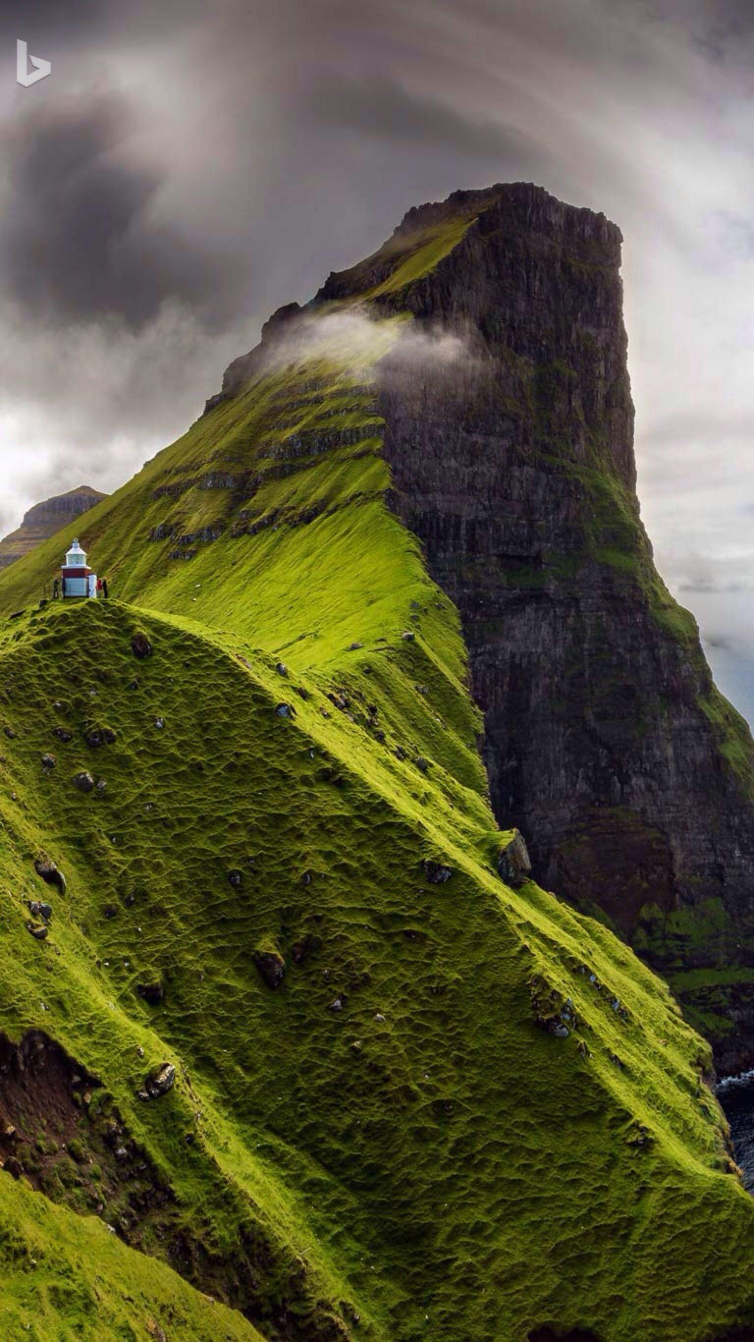 1536x2732 Kallur lighthouse on Kalsoy Island, Faroe Islands. Bing
