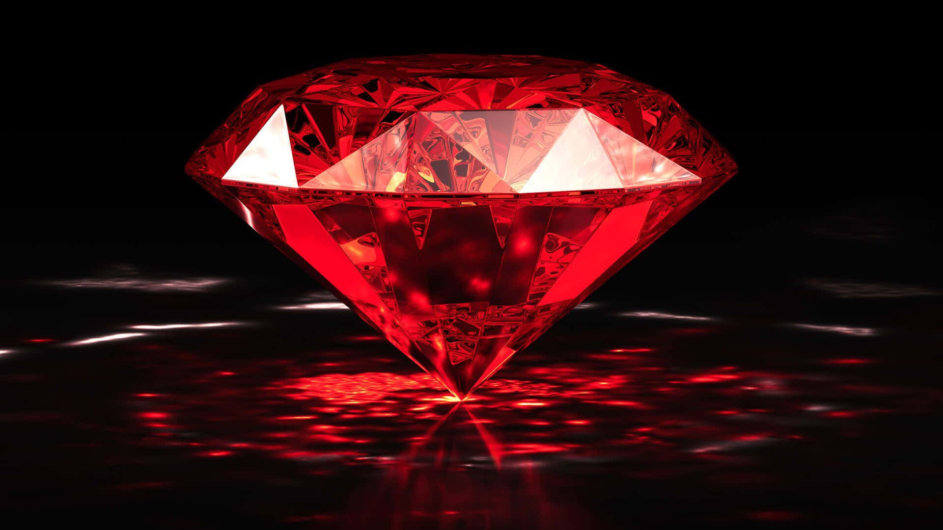 1920x1080 Download Red Diamond Gemstone Wallpaper