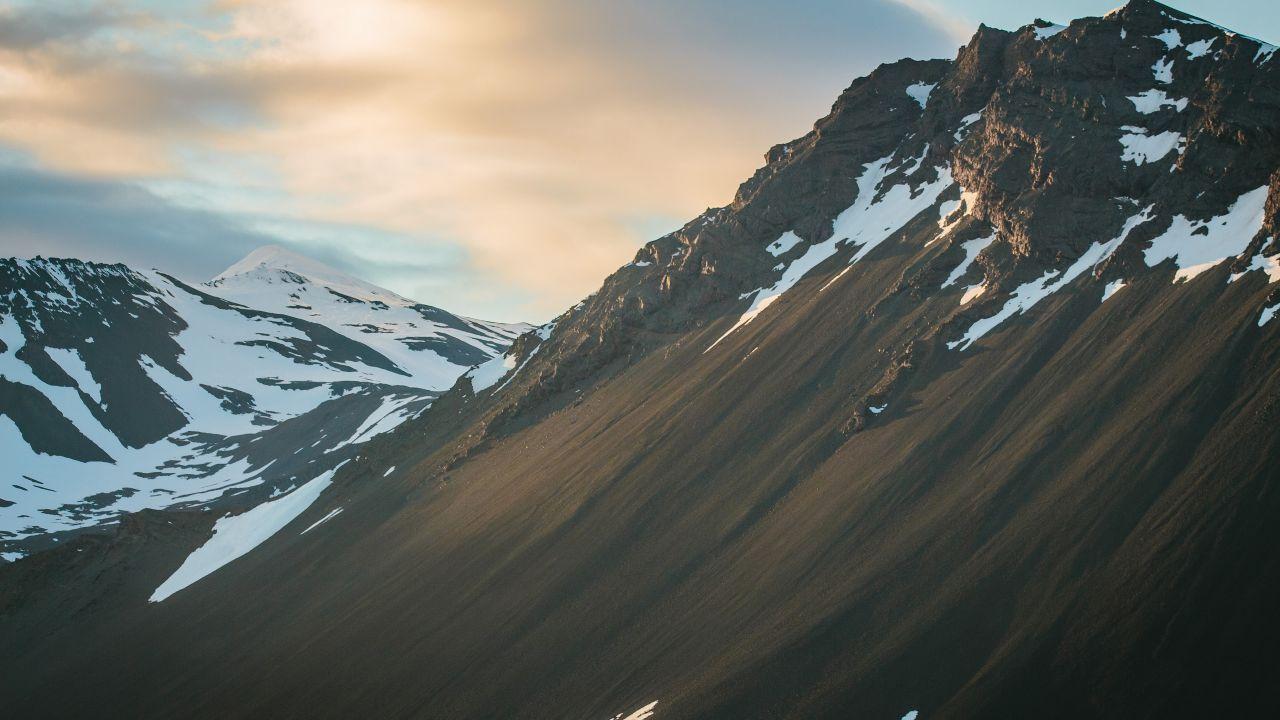 1280x720 Wallpaper Mountains, Landscape, Evening, Iceland, 4K, Nature