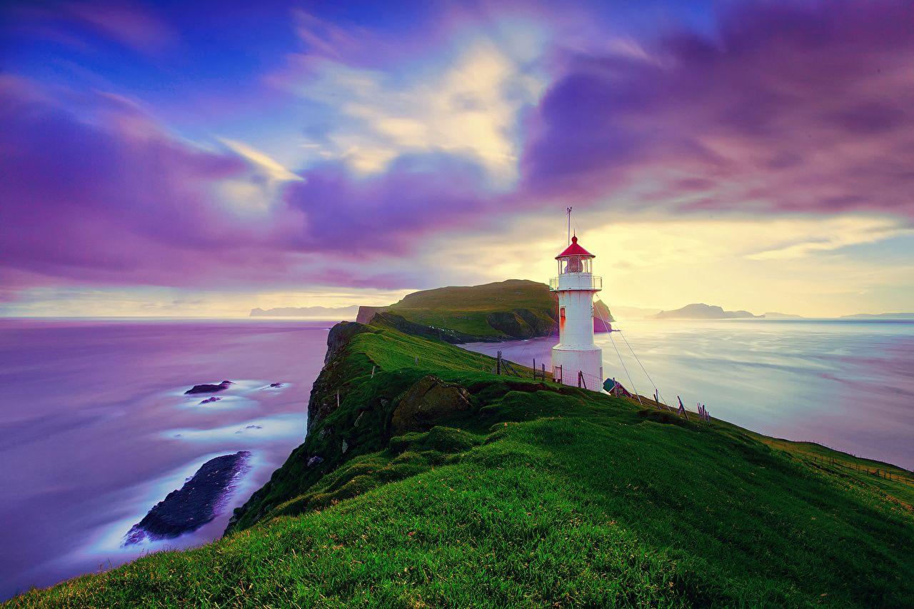 1280x853 Desktop Wallpaper Iceland Mykines Faroe Islands Sea Nature