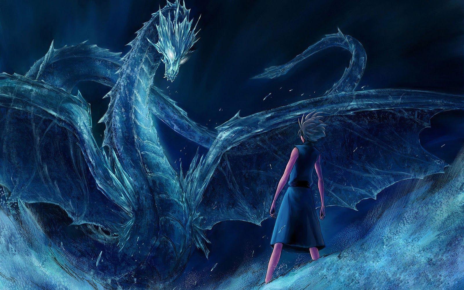 1600x1000 Ice Dragon Wallpaper