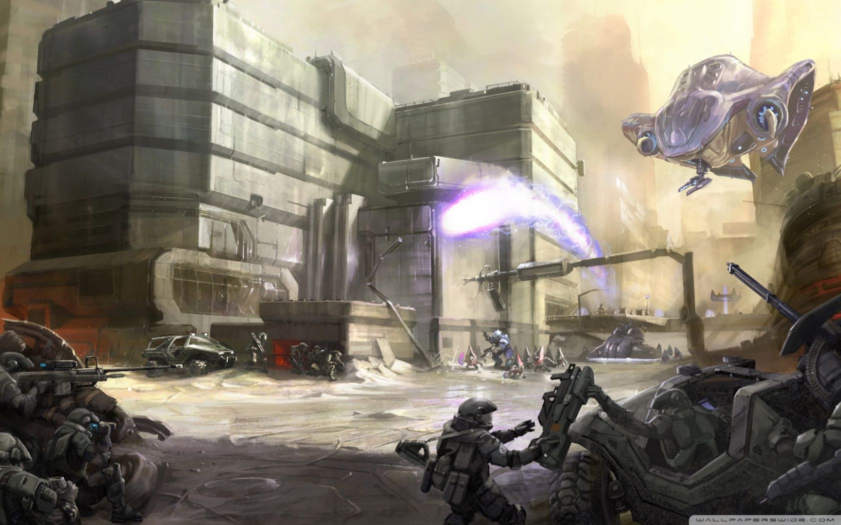 1680x1050 Halo 3 ODST Desktop Wallpaper