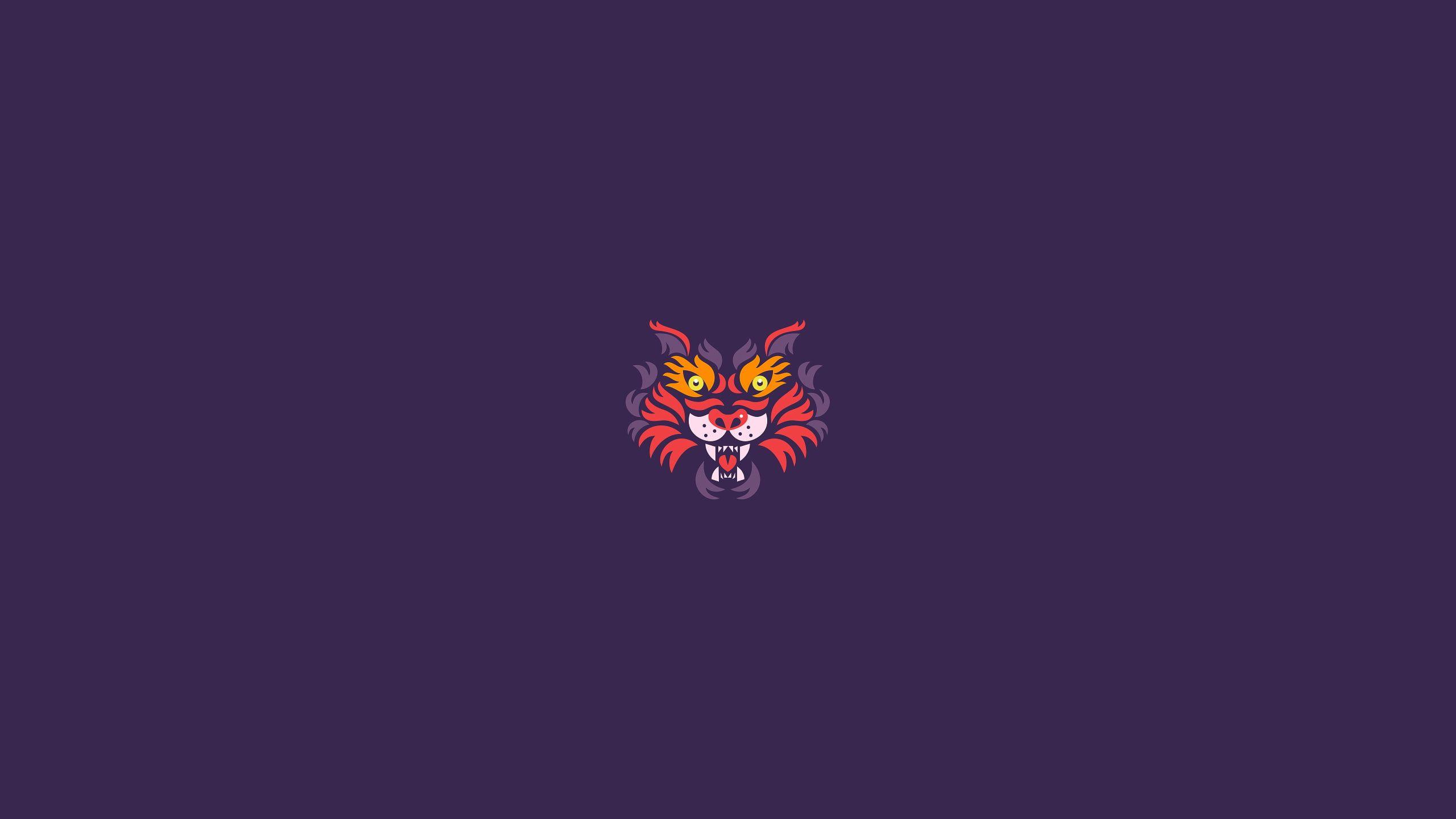 2560x1440 HD wallpaper: graphic design, animals, tiger, creativity