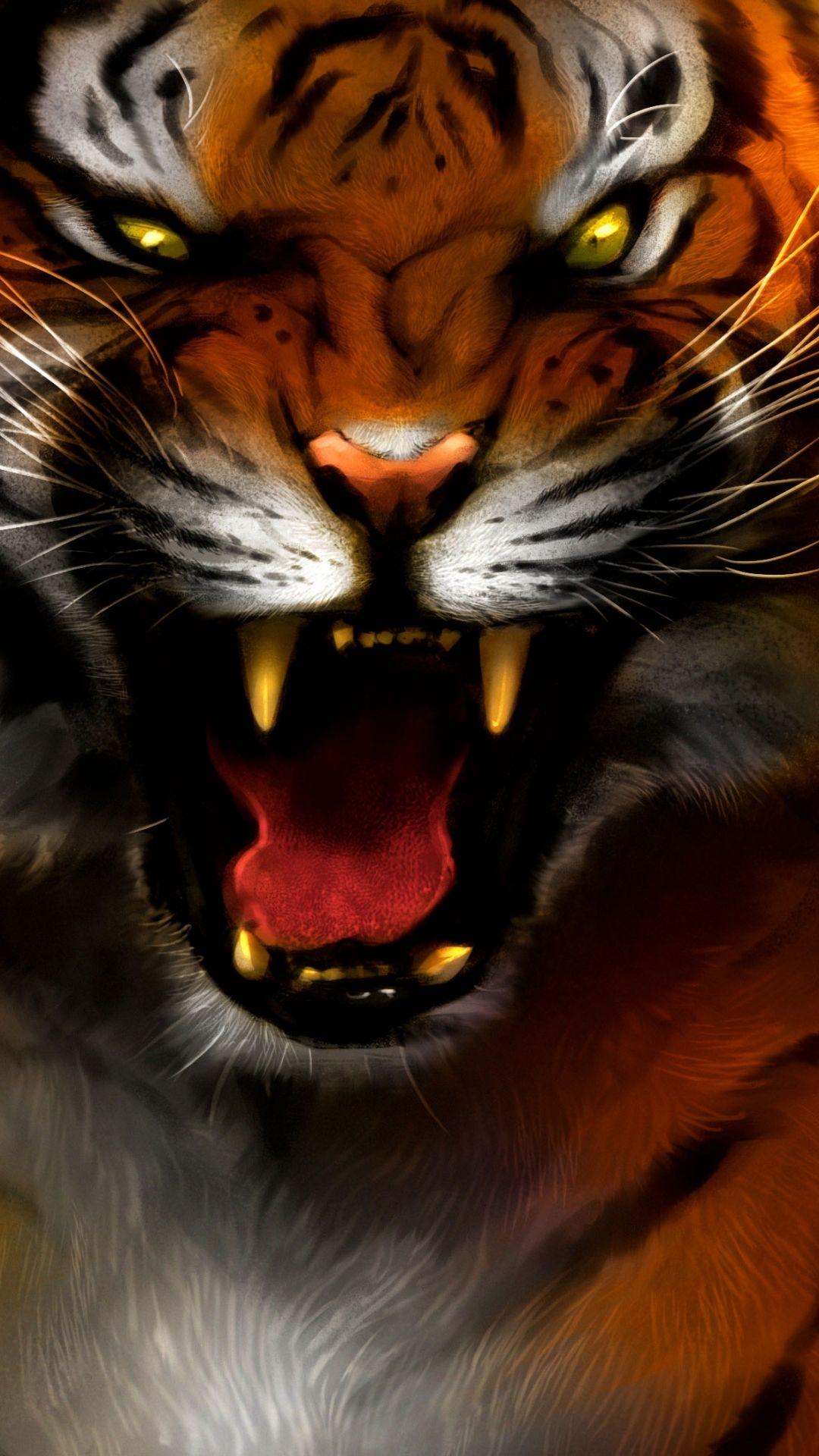 Wallpaper ID 384392  Animal Tiger Phone Wallpaper  1080x1920 free  download