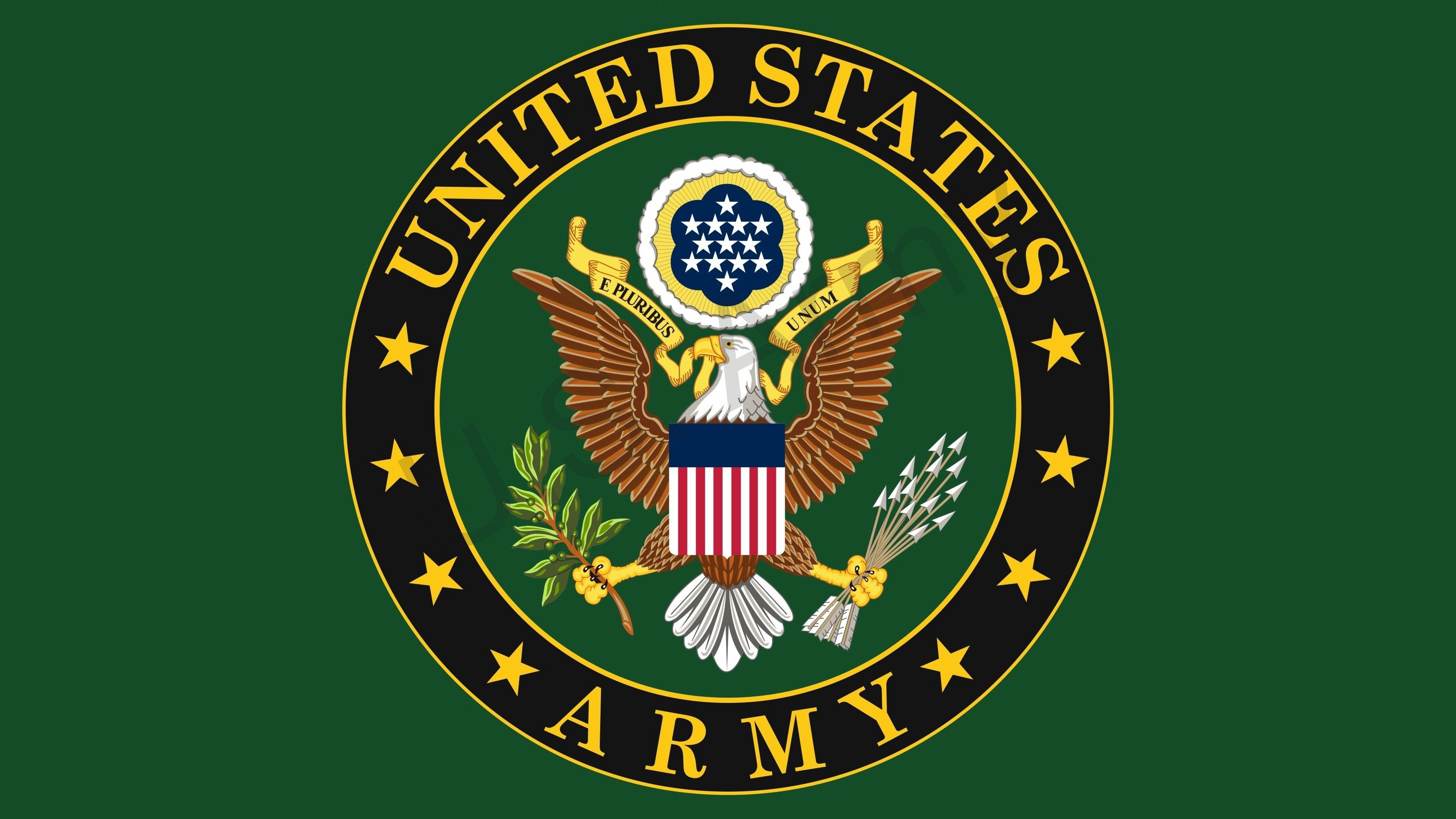 Army Logo Wallpaper 4k