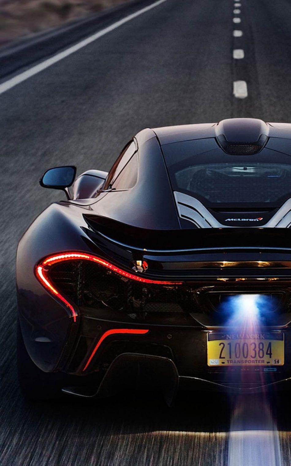 950x1520 Download Black McLaren P1 On Race Track Free Pure 4K Ultra