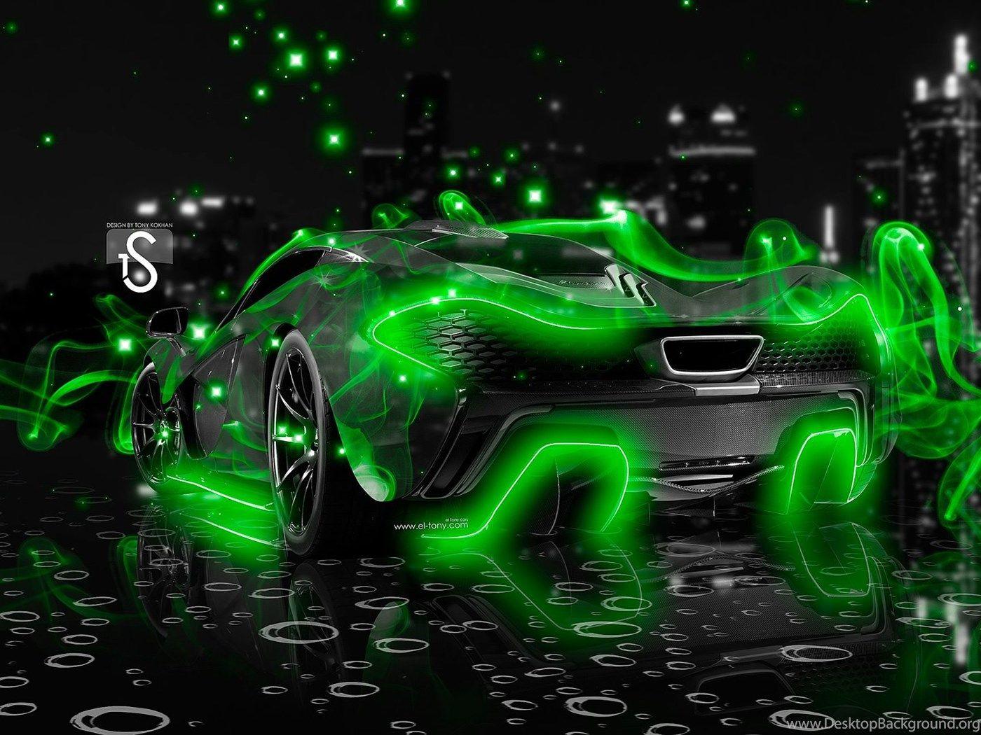 1400x1050 Cool Car Picture McLaren P Mclaren P1 Green Wallpaper