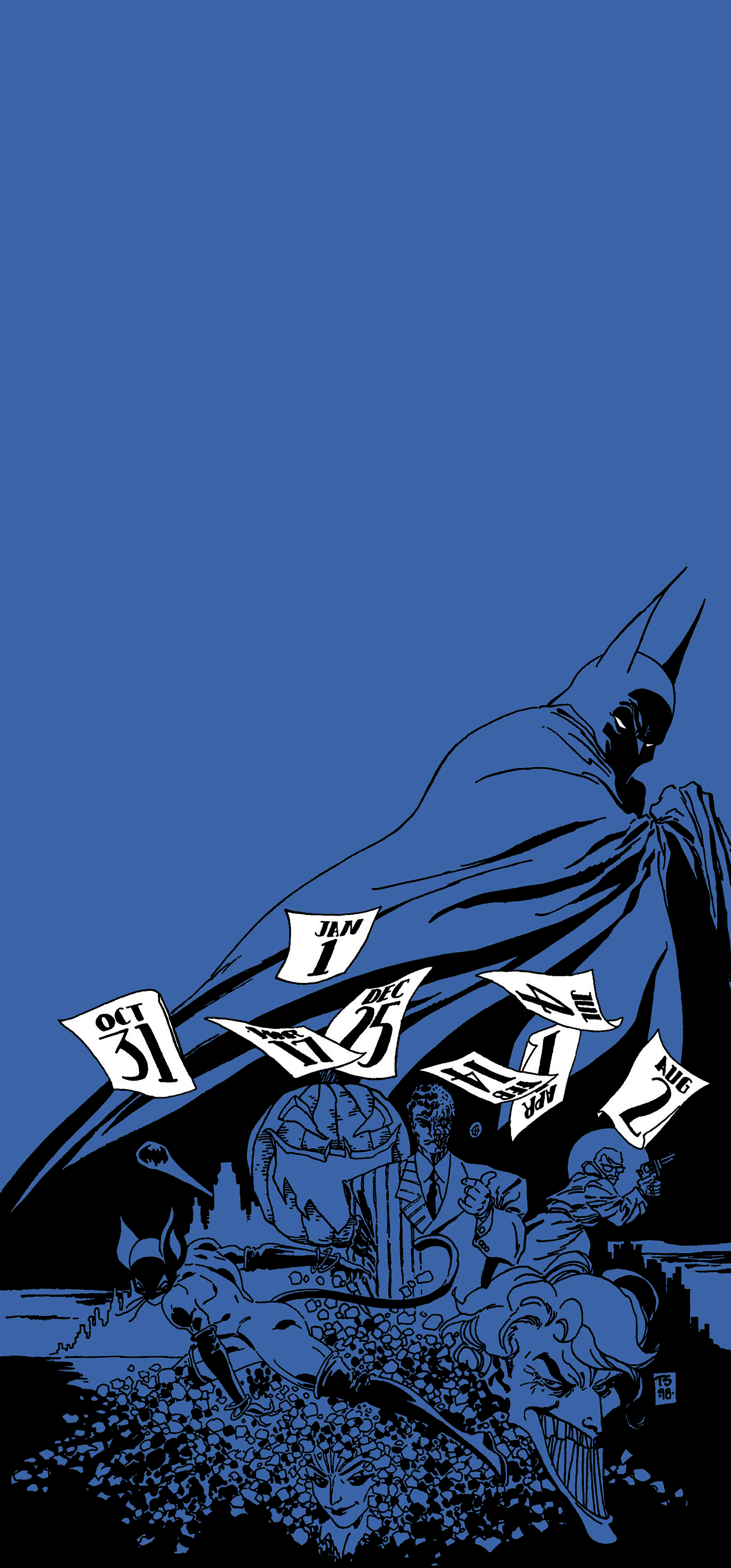1440x3088 The Long Halloween Tim Sale 1440x3088