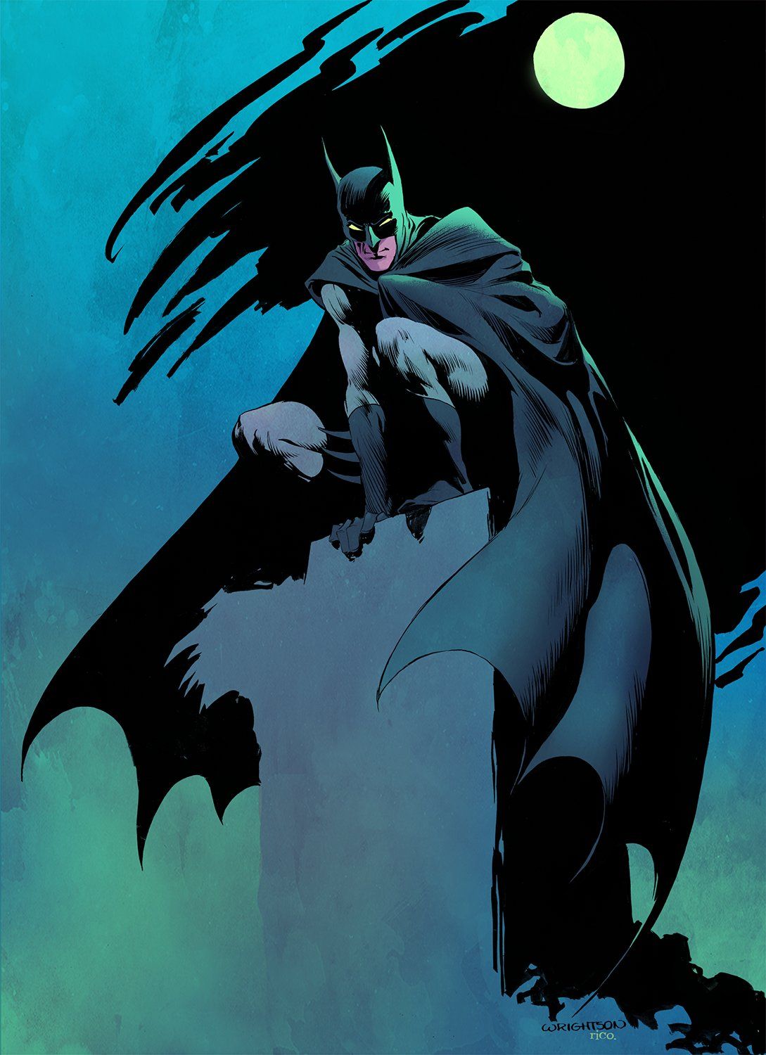 1089x1500 My take on the Wrightson Batman just