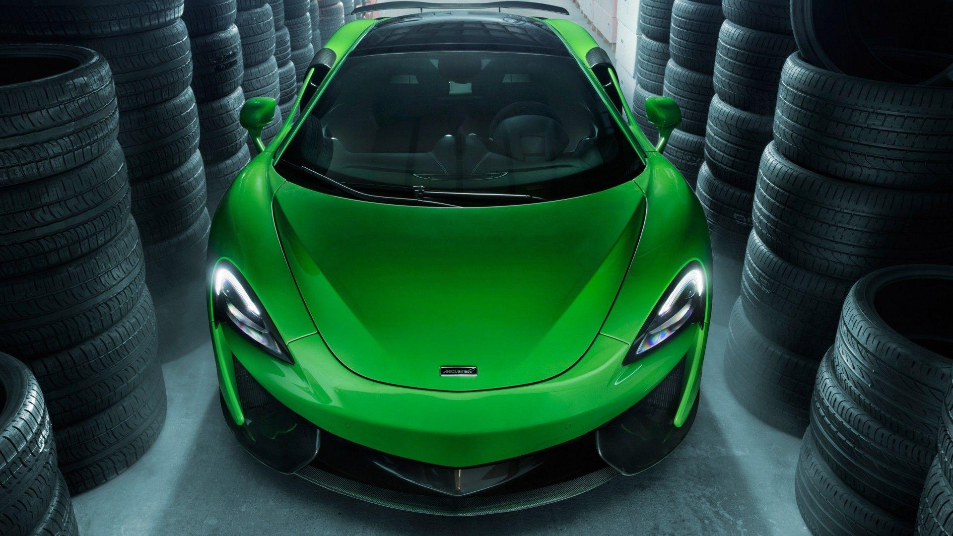 1920x1080 Download 1920x1080 Mclaren 570gt, Green, Front View