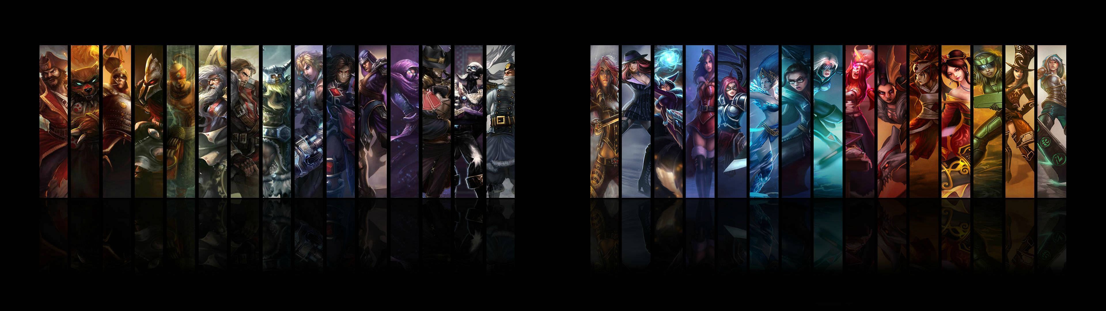 3840x1080 Download League Of Legends Dual Monitor Wallpaper