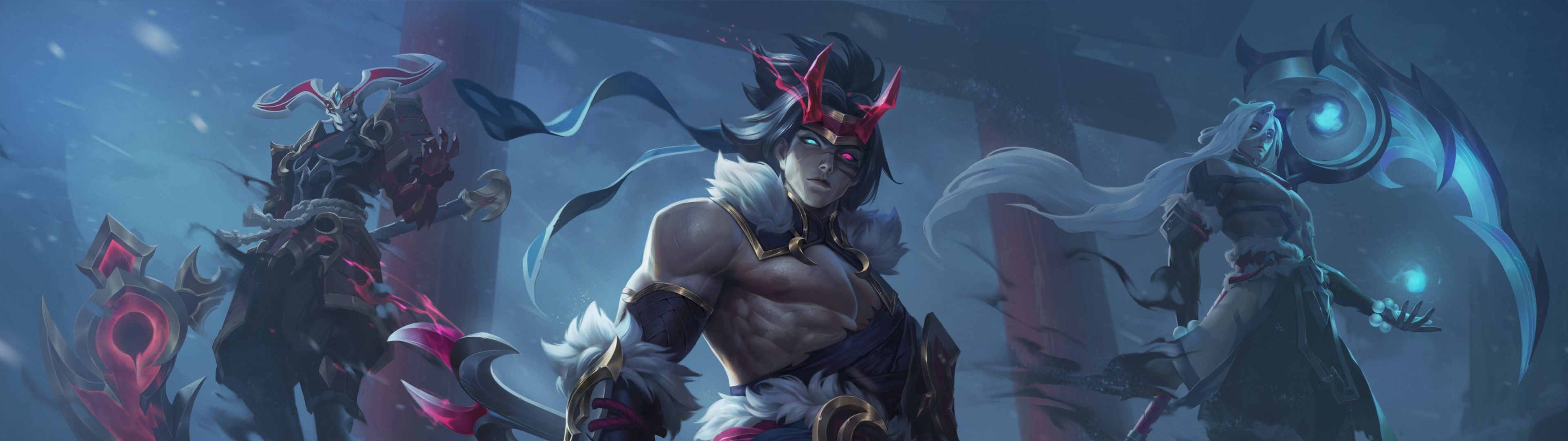 3840x1080 League of Legends Wallpaper 4K, Kayn (LoL)