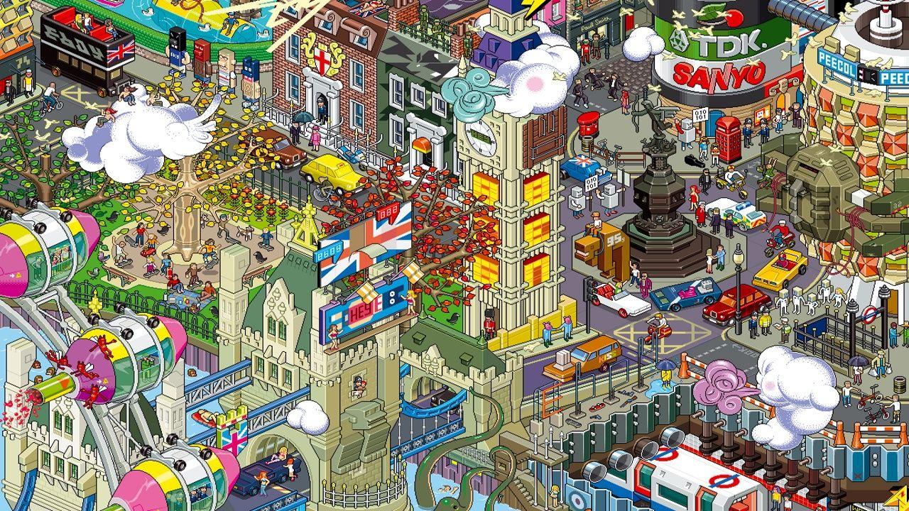 1280x720 Pixel Art Desktop PC And Mac Wallpaper