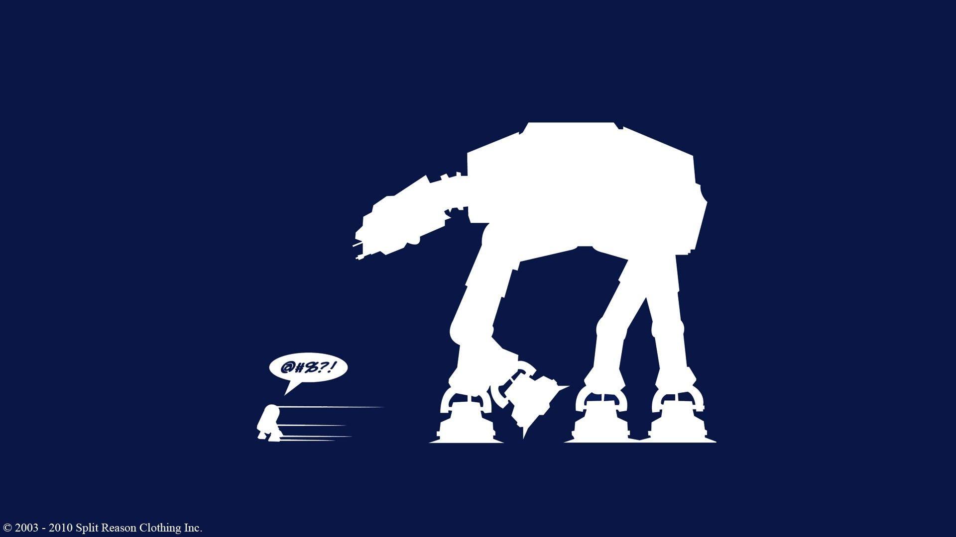 1920x1080 veryfunnywallpaper: Star Wars, Memes, Dark Humor, Humor, AT