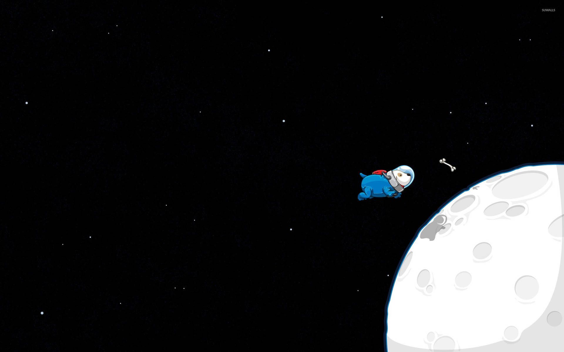 1920x1200 Astronaut Aesthetic Space Dog Wallpaper
